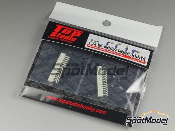 Image 2: R&aacute;cores de 0.9mm | R&aacute;cores en escala&nbsp;1/20 fabricado por Top Studio (ref.&nbsp;TD23198)