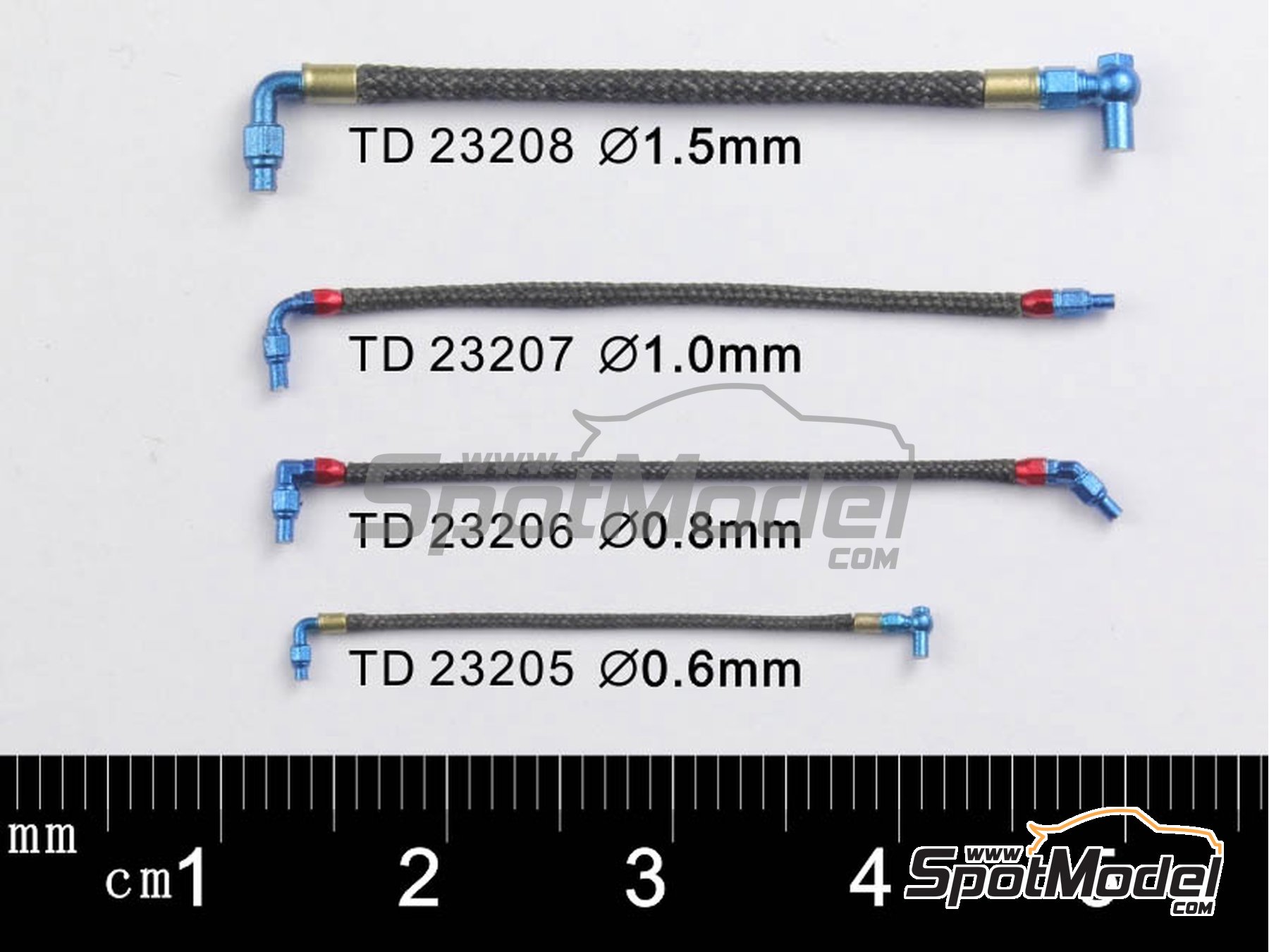 Image 2: Black braided line 0.6mm | Pipe manufactured by Top Studio (ref. TD23205)
