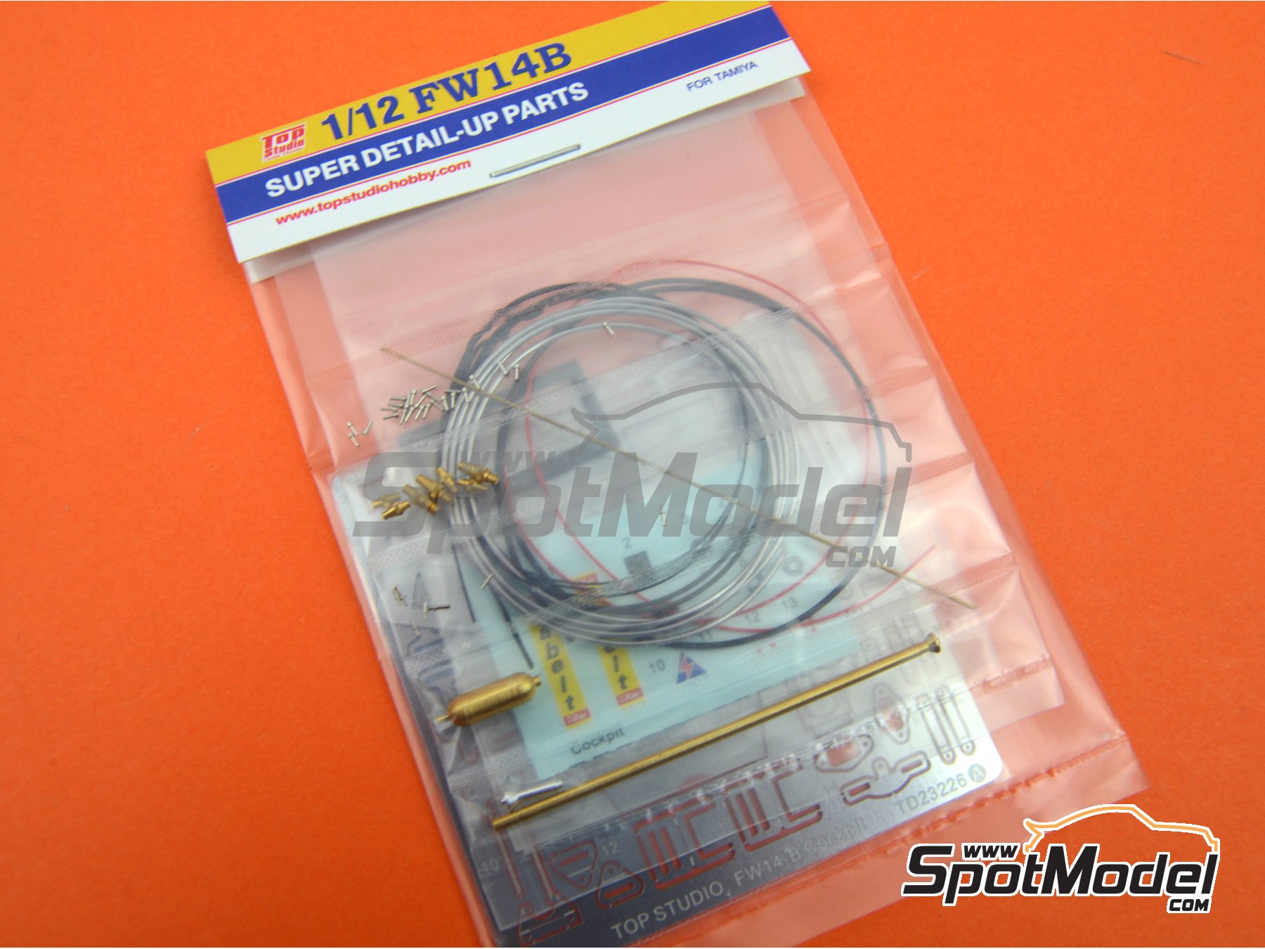 Image 14: Williams Renault FW14B | Set de mejora y detallado en escala 1/12 fabricado por Top Studio (ref. TD23226)