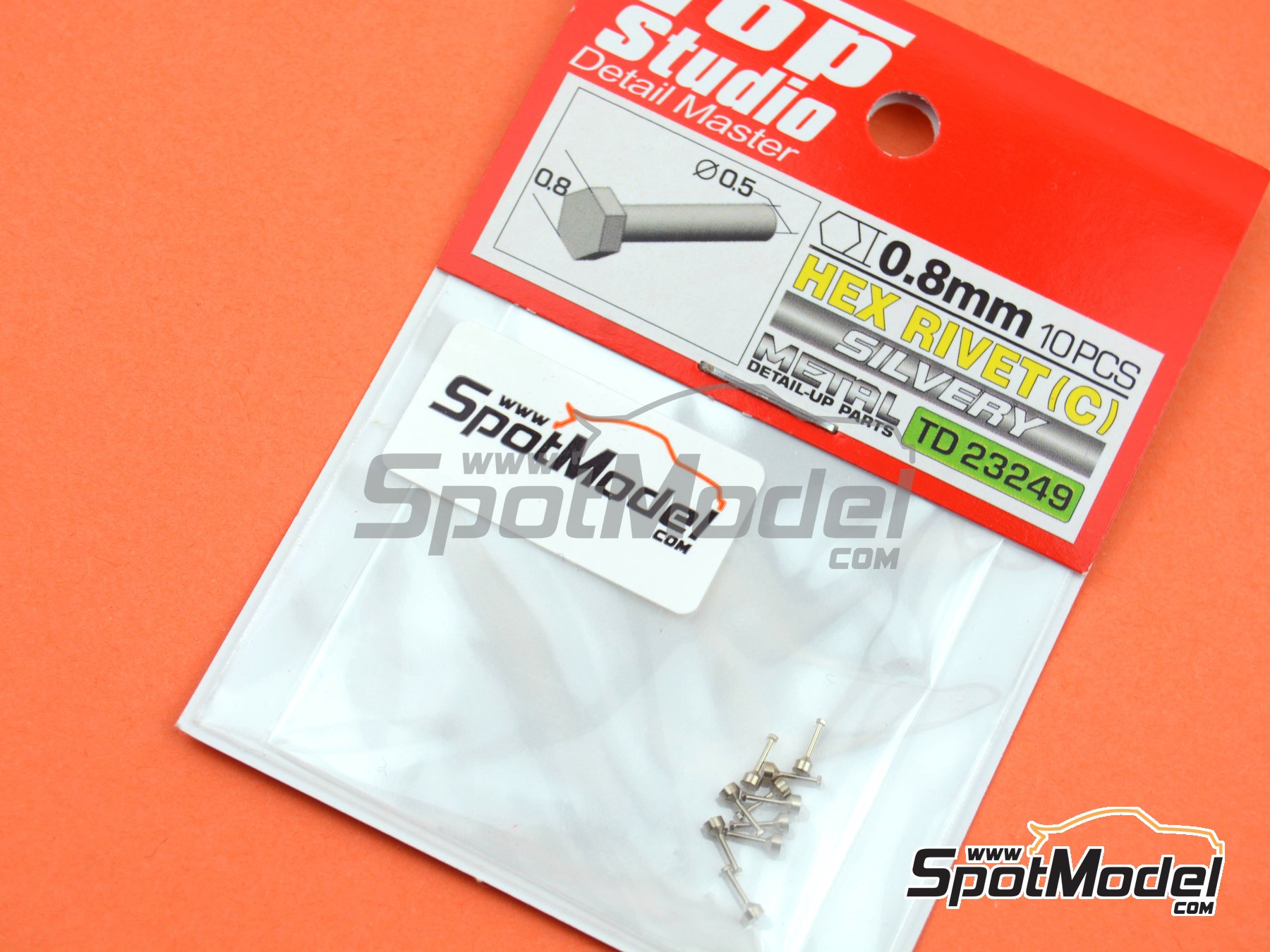 Image 3: Hex nuts 0.8mm | Nuts manufactured by Top Studio (ref.&nbsp;TD23249)