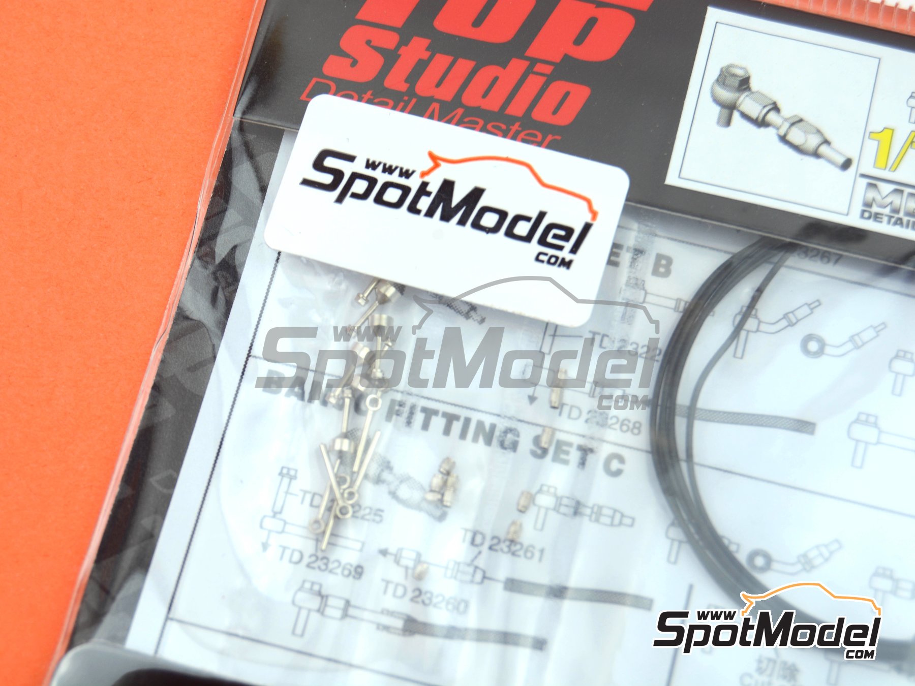 Image 3: Banjo fitting set | Detail in 1/12 scale manufactured by Top Studio (ref.&nbsp;TD23272)