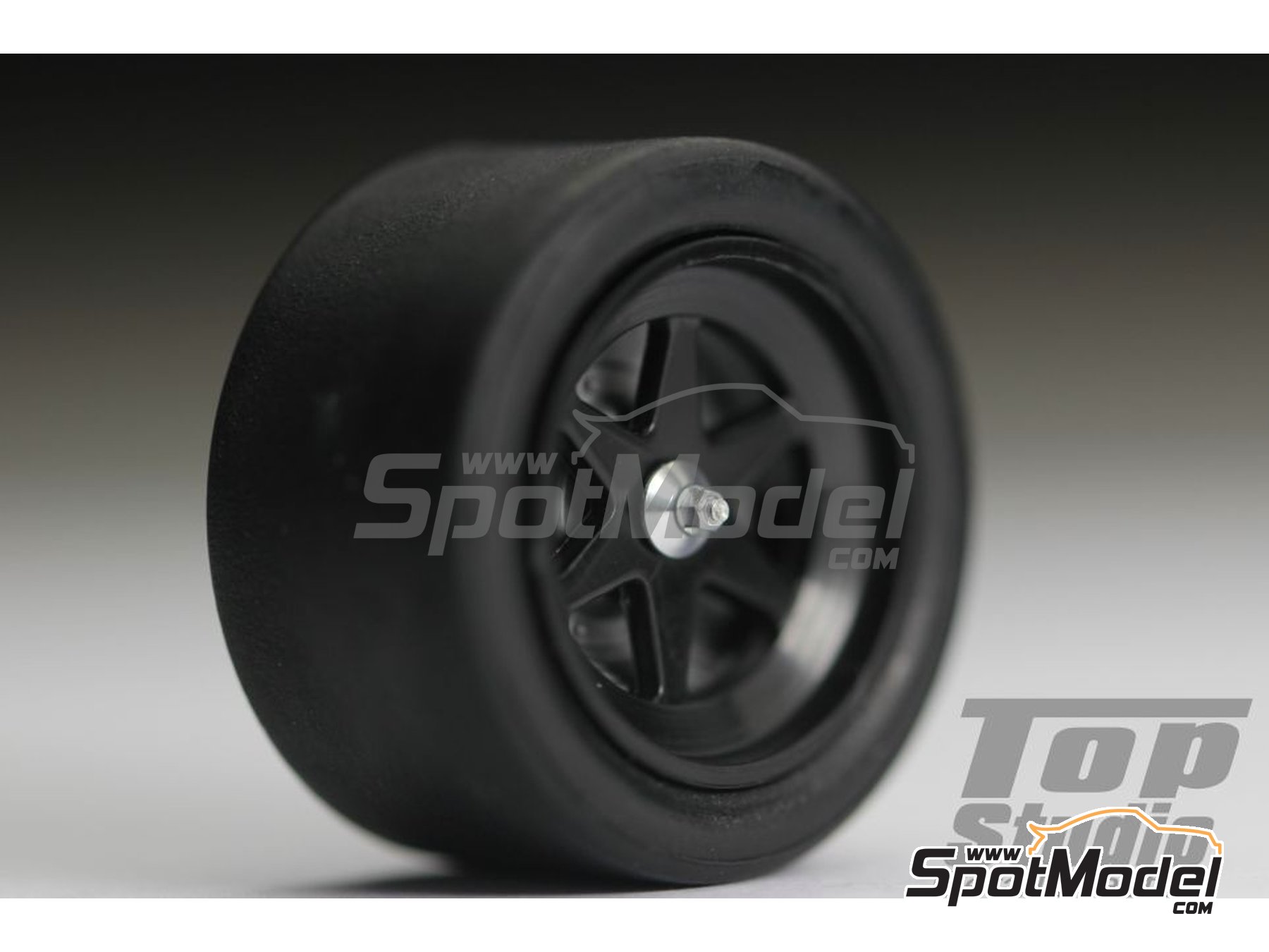 Image 1: Mercedes Sauber C9 Wheel Center Lock Nuts | Nuts in 1/24 scale manufactured by Top Studio (ref. TD23277)