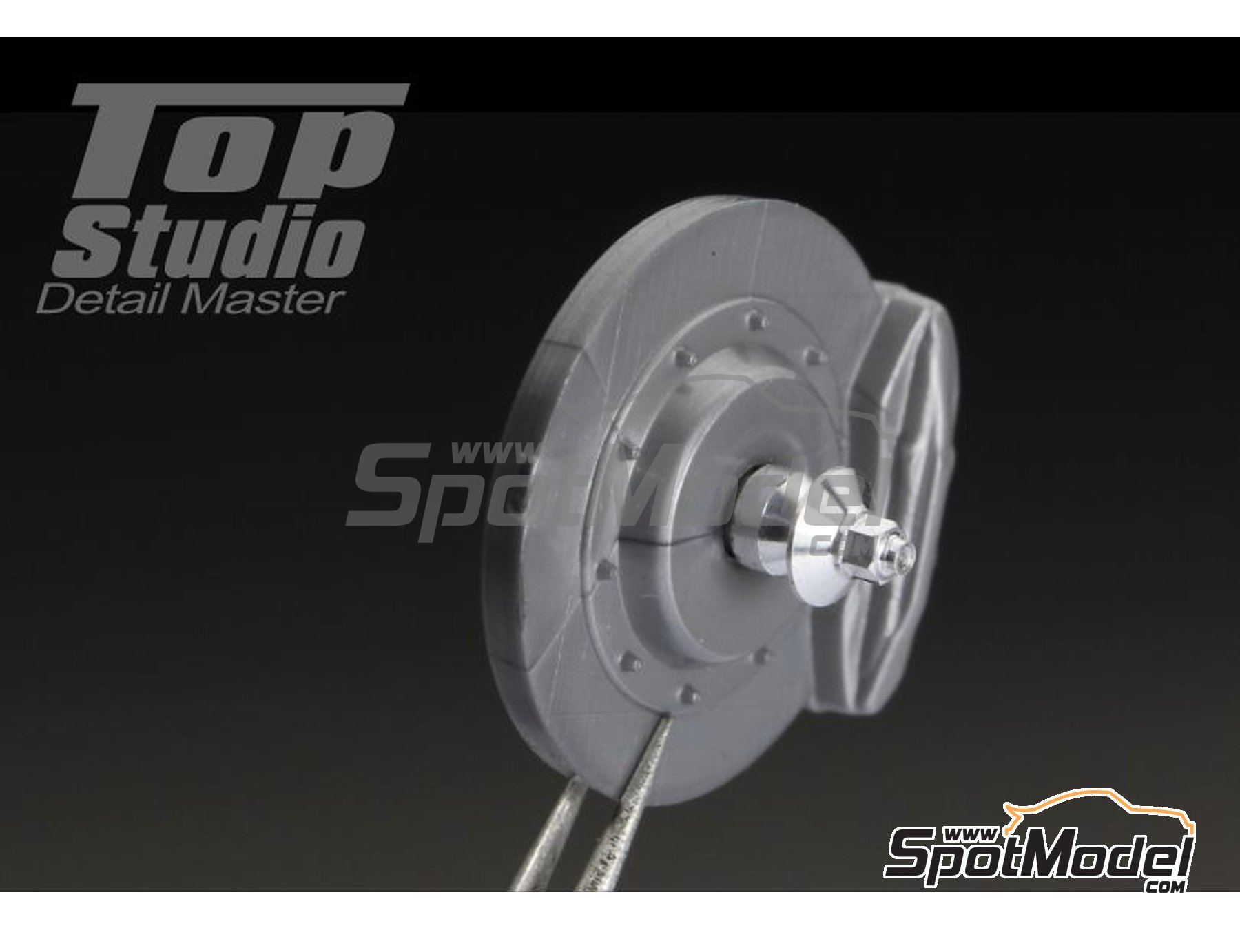 Image 2: Mercedes Sauber C9 Wheel Center Lock Nuts | Nuts in 1/24 scale manufactured by Top Studio (ref. TD23277)