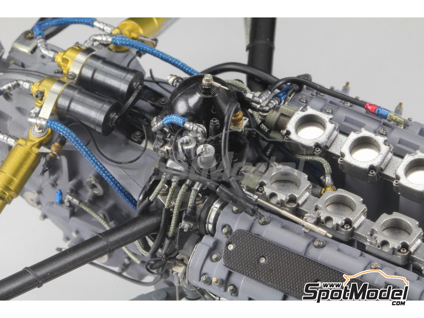 Image 5: Williams Renault FW14B - Motor RS4 -  1992 | Set de mejora y detallado en escala 1/12 fabricado por Top Studio (ref. TD23281)