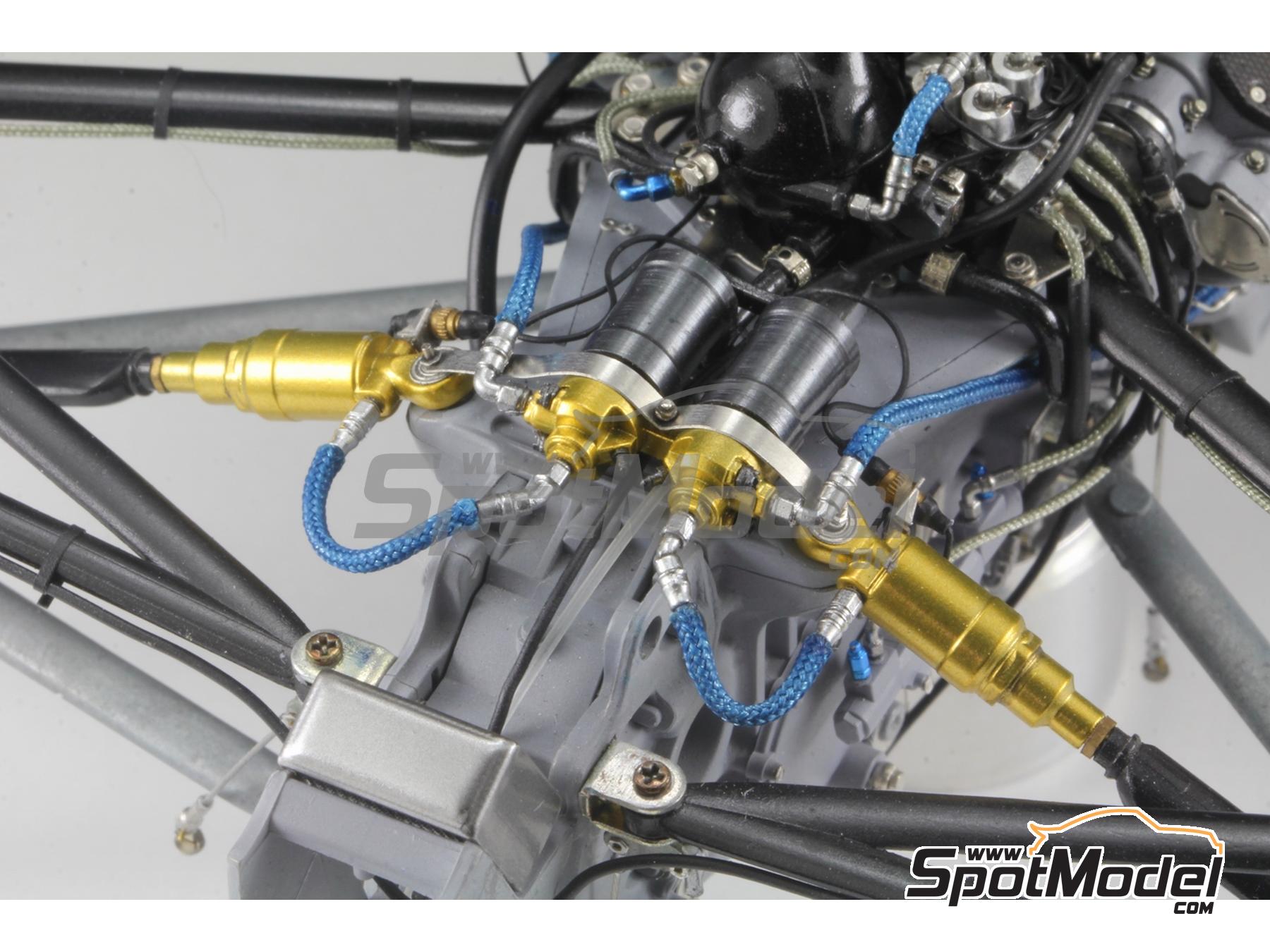 Image 6: Williams Renault FW14B - Motor RS4 -  1992 | Set de mejora y detallado en escala 1/12 fabricado por Top Studio (ref. TD23281)