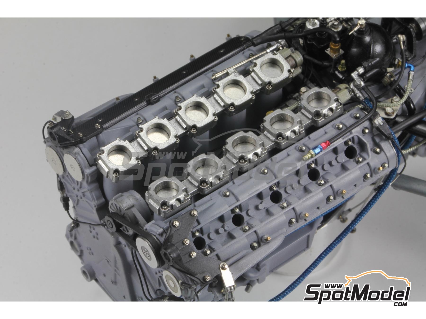 Image 10: Williams Renault FW14B - Motor RS4 -  1992 | Set de mejora y detallado en escala 1/12 fabricado por Top Studio (ref. TD23281)