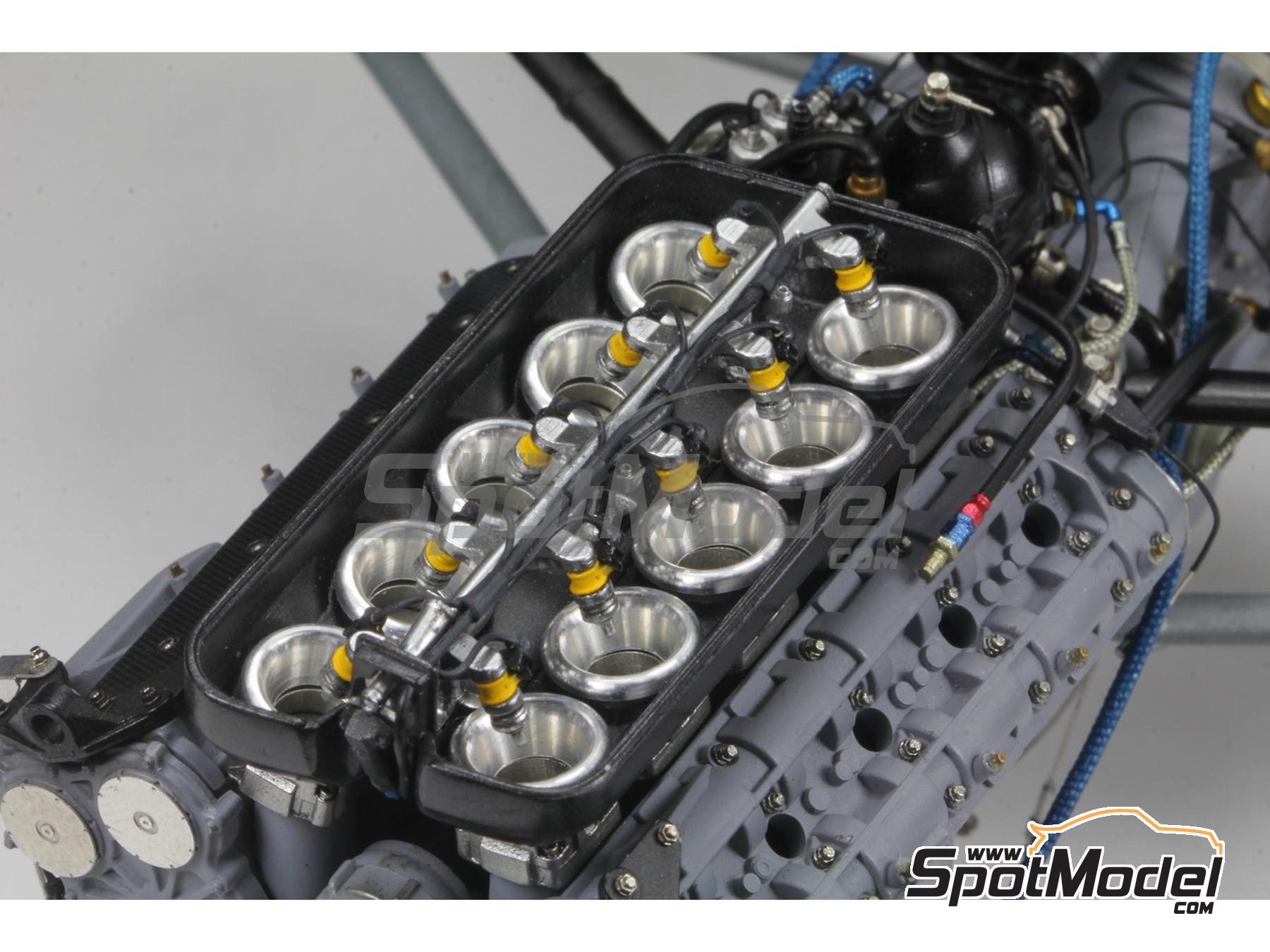 Image 11: Williams Renault FW14B - Motor RS4 -  1992 | Set de mejora y detallado en escala 1/12 fabricado por Top Studio (ref. TD23281)