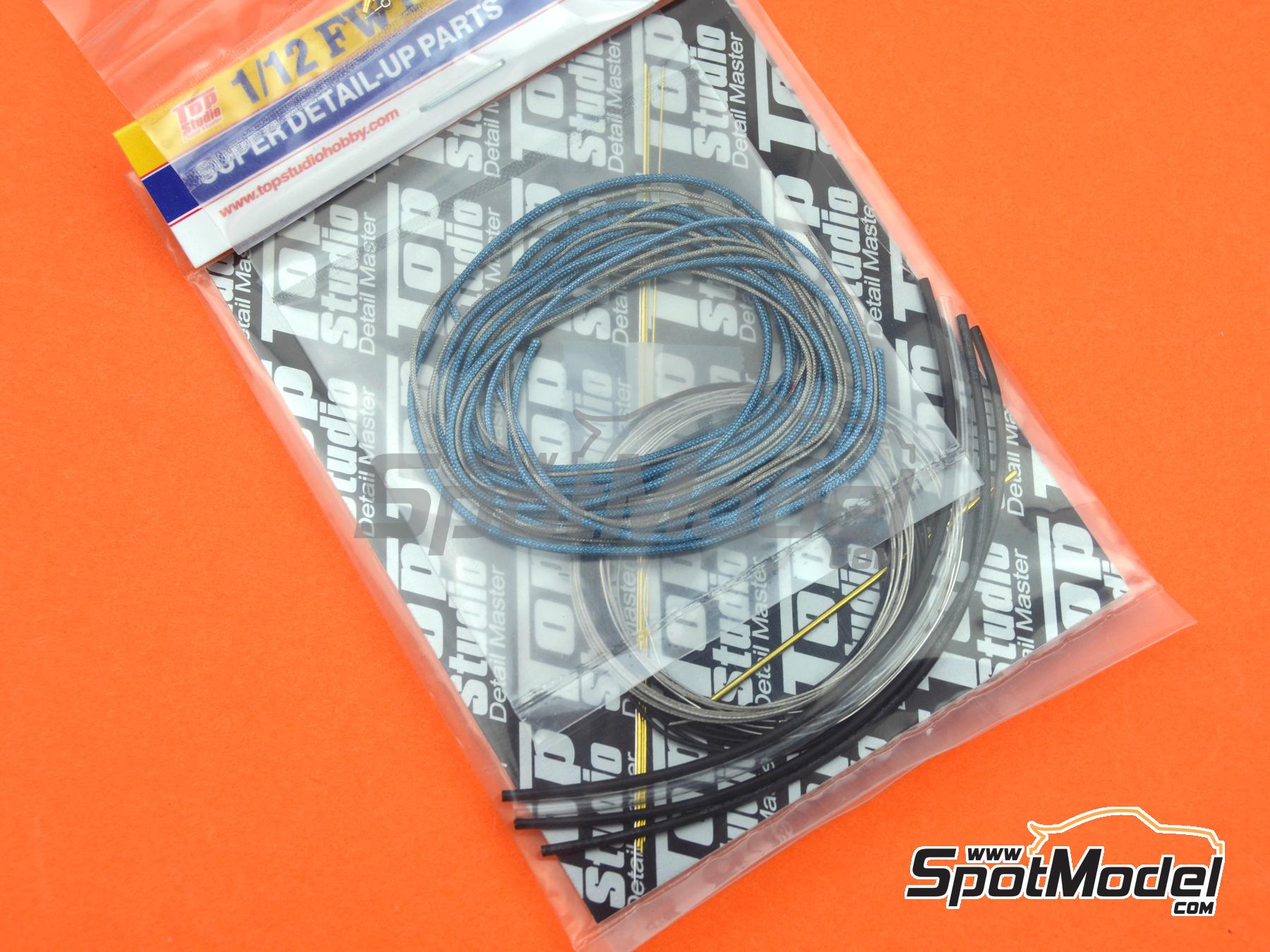 Image 21: Williams Renault FW14B - Motor RS4 -  1992 | Set de mejora y detallado en escala 1/12 fabricado por Top Studio (ref. TD23281)