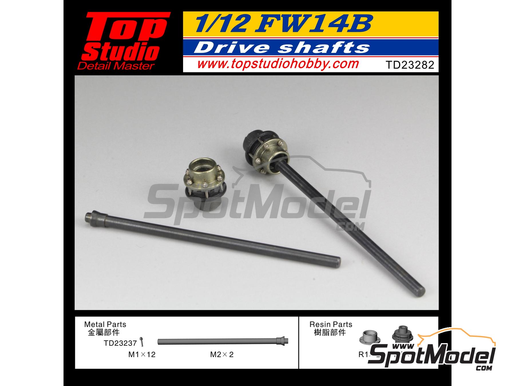 Image 1: Williams Renault FW14B | Transmisi&oacute;n en escala&nbsp;1/12 fabricado por Top Studio (ref.&nbsp;TD23282)