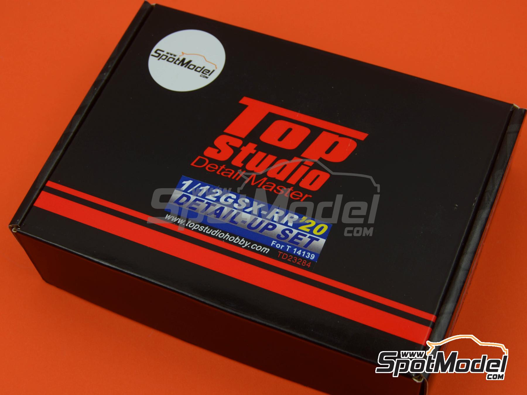 Image 18: Suzuki GSX-RR | Set de mejora y detallado en escala&nbsp;1/12 fabricado por Top Studio (ref.&nbsp;TD23284)