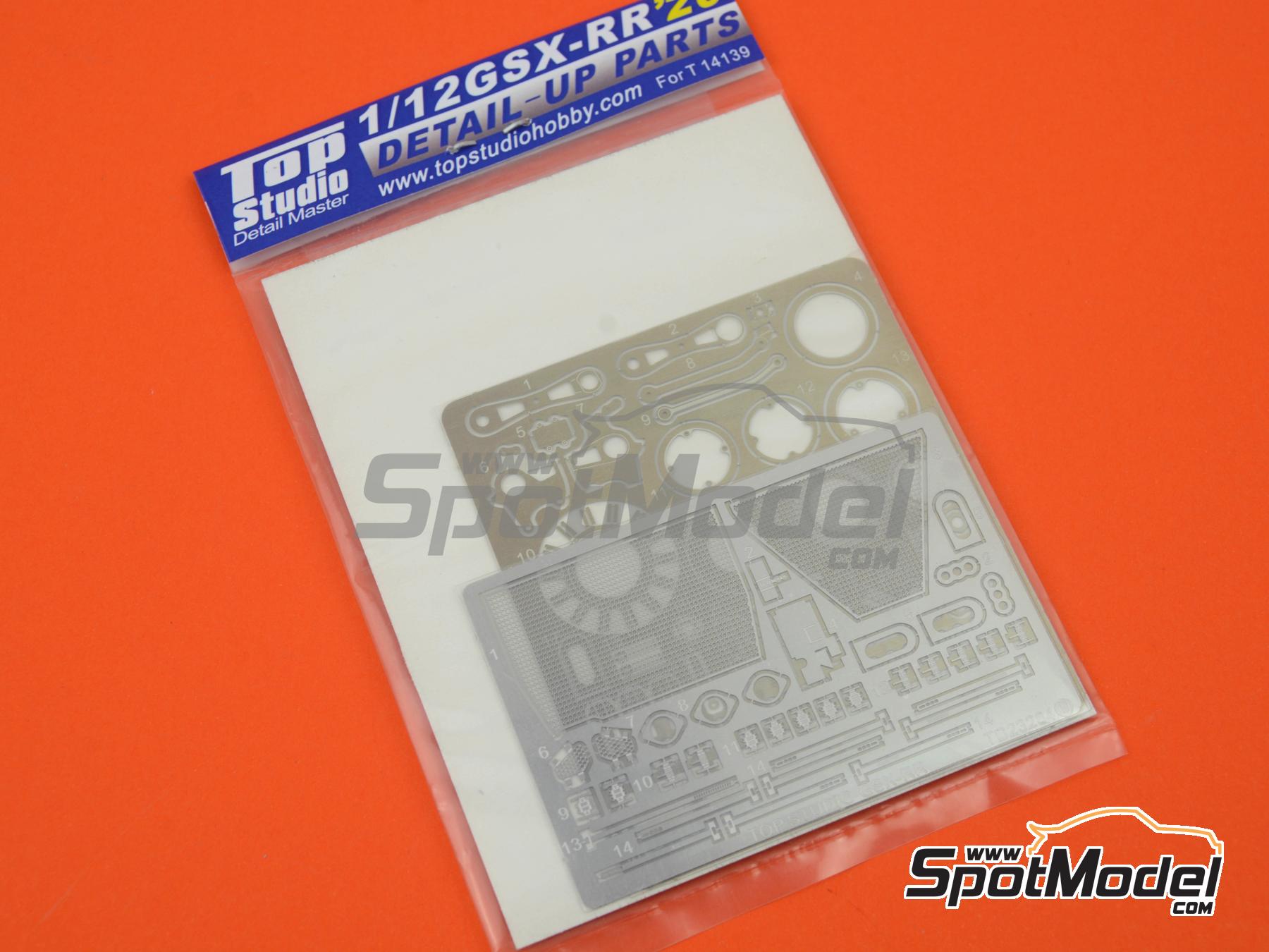 Image 22: Suzuki GSX-RR | Set de mejora y detallado en escala&nbsp;1/12 fabricado por Top Studio (ref.&nbsp;TD23284)