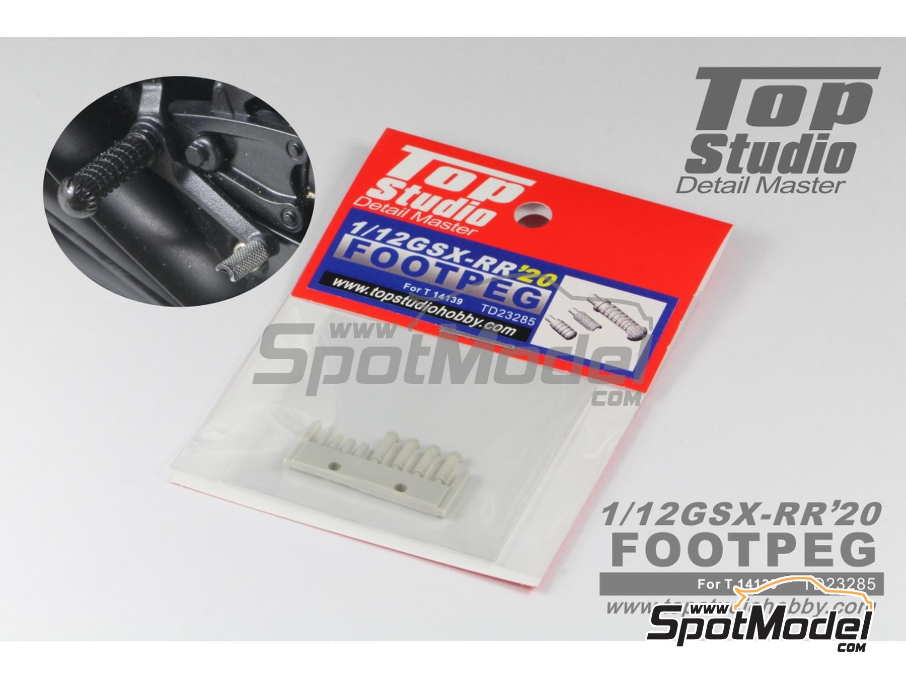 Image 1: Suzuki GSX-RR | Footpeg in 1/12 scale manufactured by Top Studio (ref.&nbsp;TD23285)