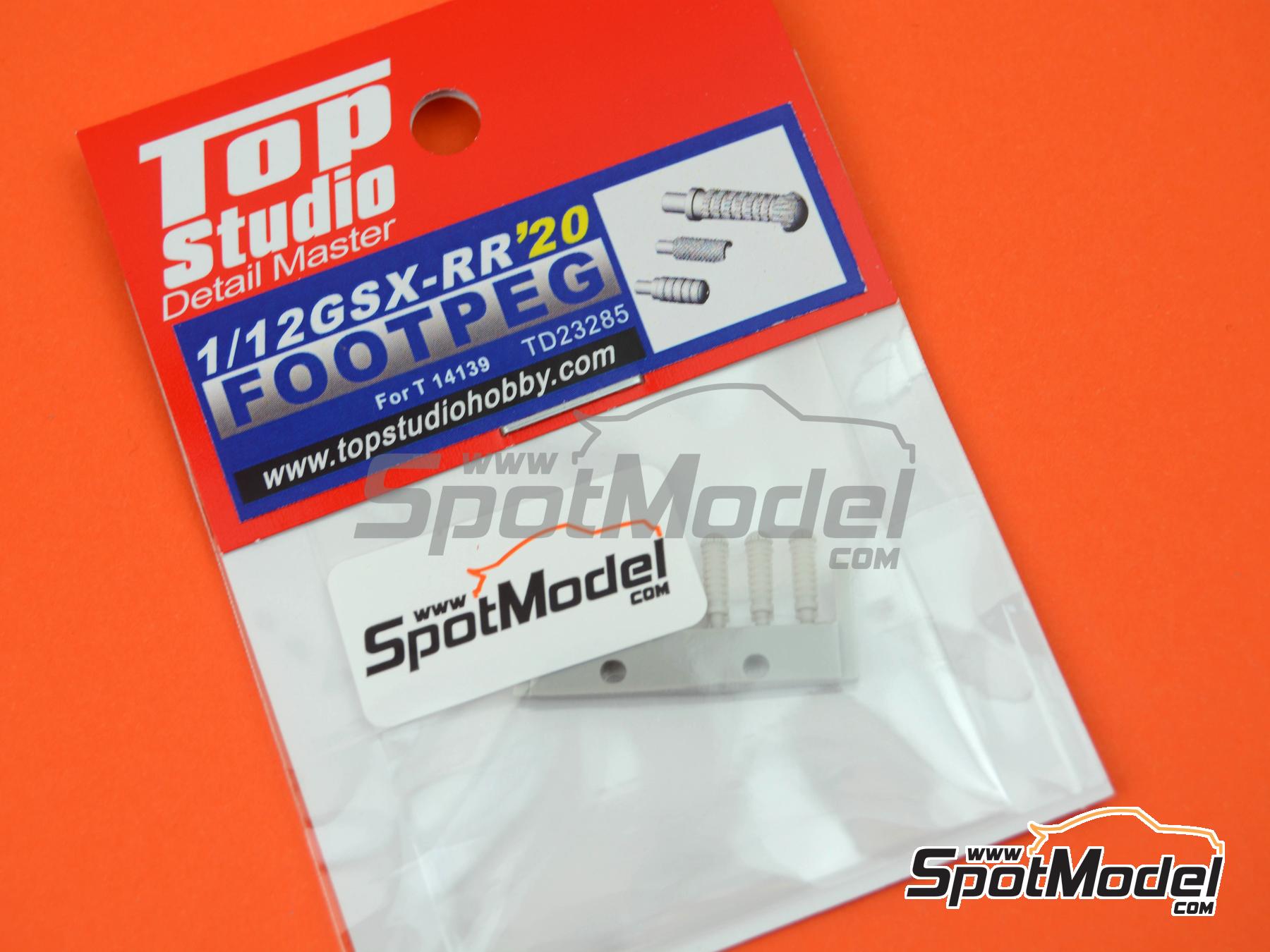 Image 3: Suzuki GSX-RR | Footpeg in 1/12 scale manufactured by Top Studio (ref.&nbsp;TD23285)