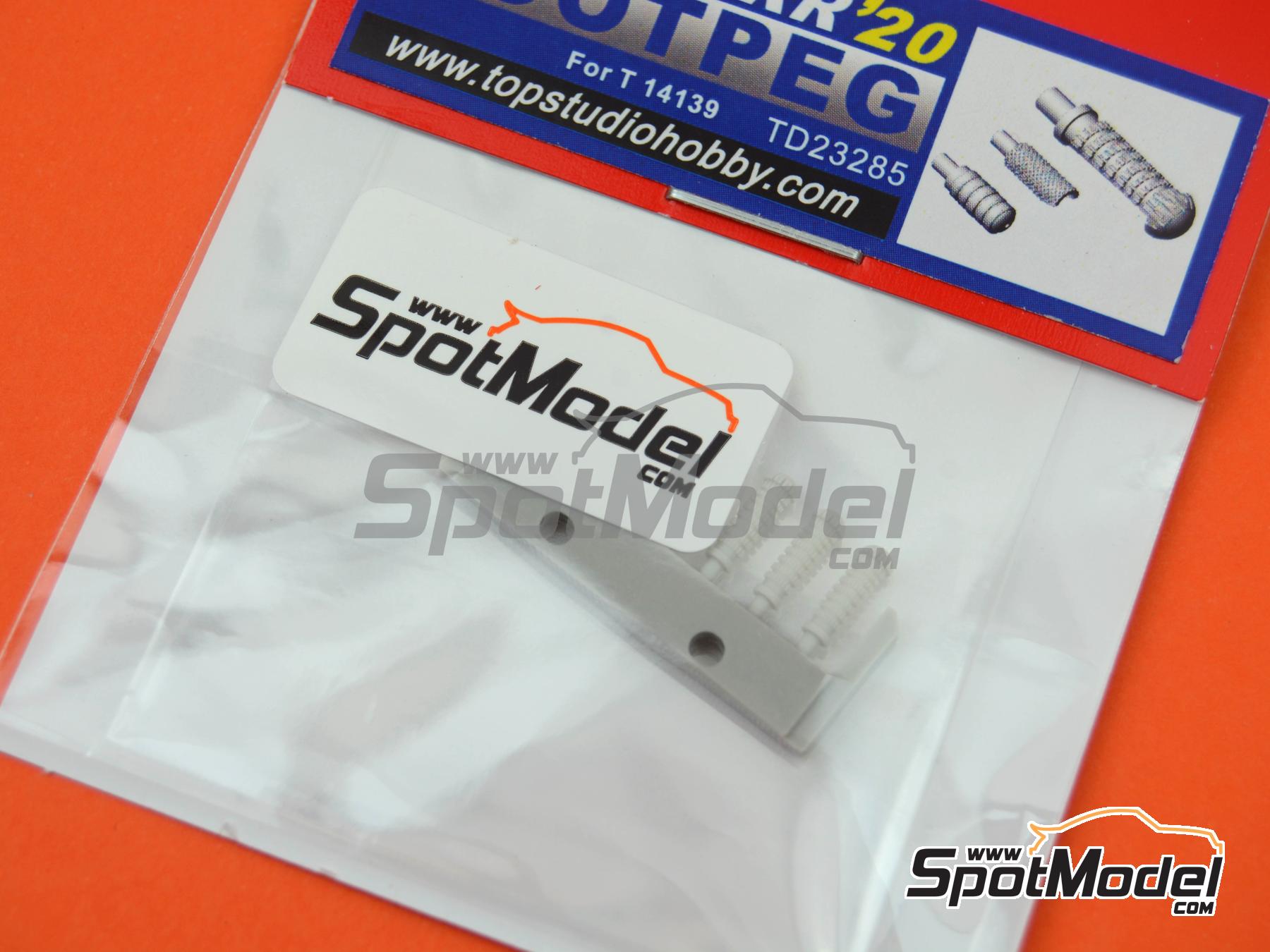 Image 4: Suzuki GSX-RR | Footpeg in 1/12 scale manufactured by Top Studio (ref.&nbsp;TD23285)