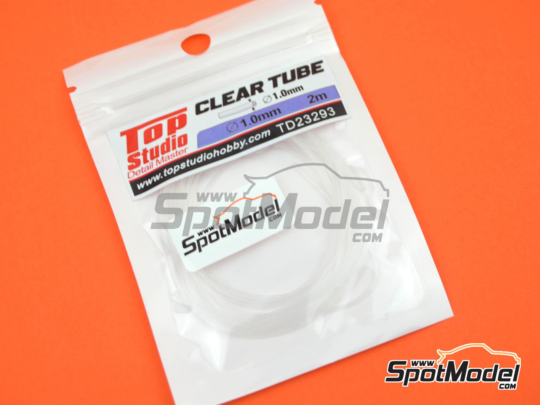 Image 2: Clear tube 1.0 mm diameter and 2 meters long | Pipe manufactured by Top Studio (ref.&nbsp;TD23293)