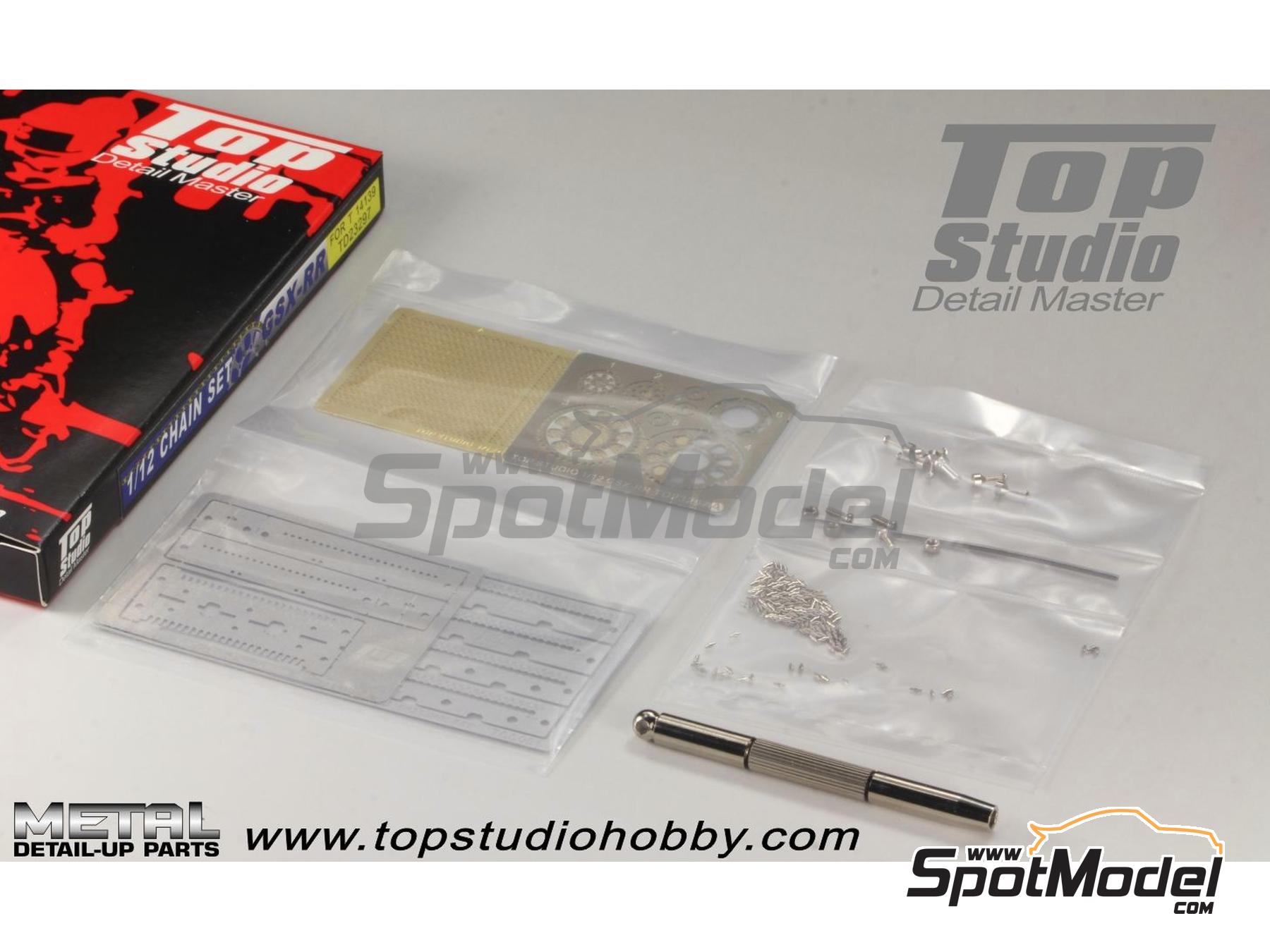 Image 3: Suzuki GSX-RR | Cadena en escala 1/12 fabricado por Top Studio (ref. TD23297)