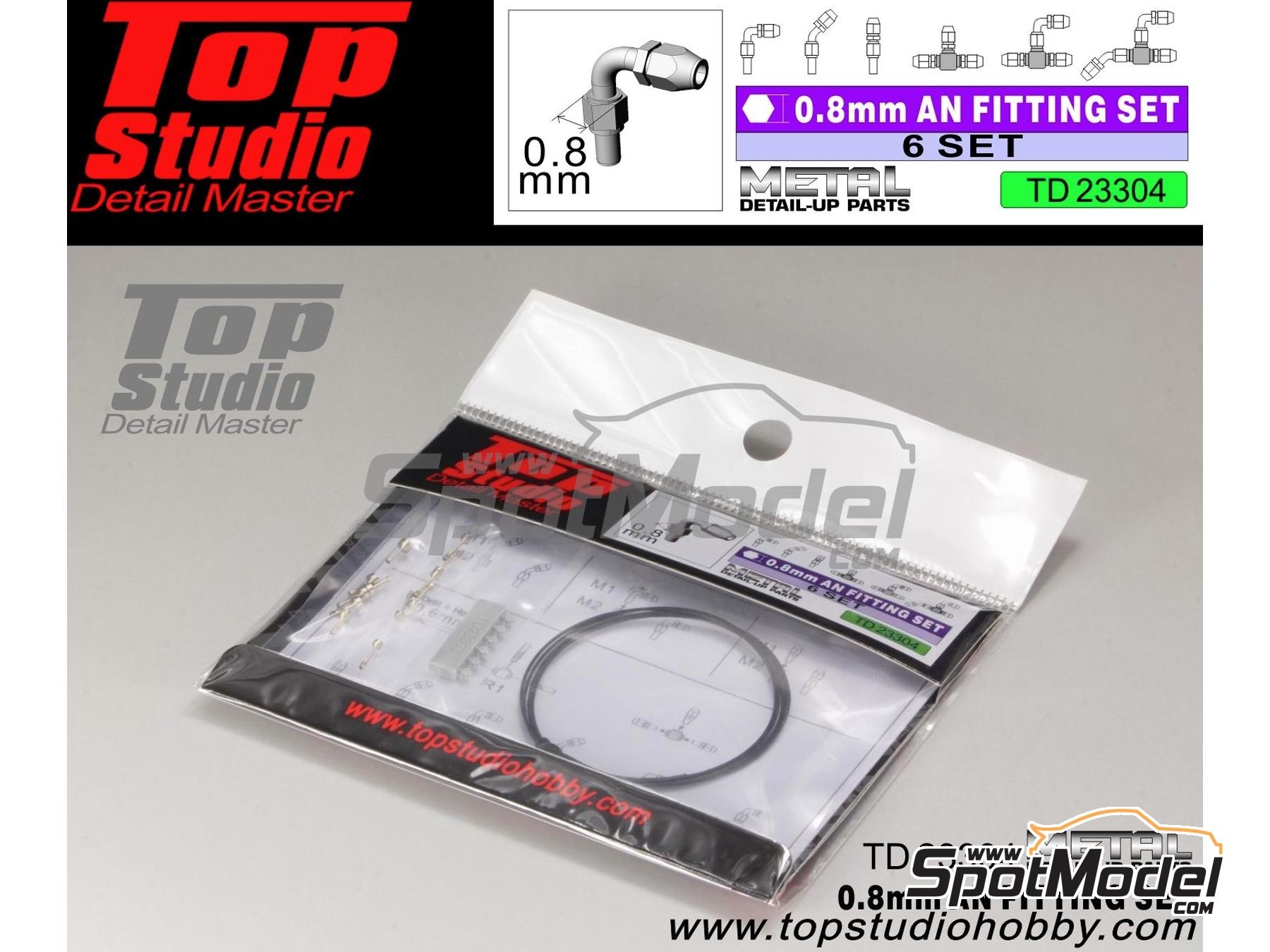 Image 1: Juego de accesorios AN de 0,8 mm | R&aacute;cores fabricado por Top Studio (ref.&nbsp;TD23304)