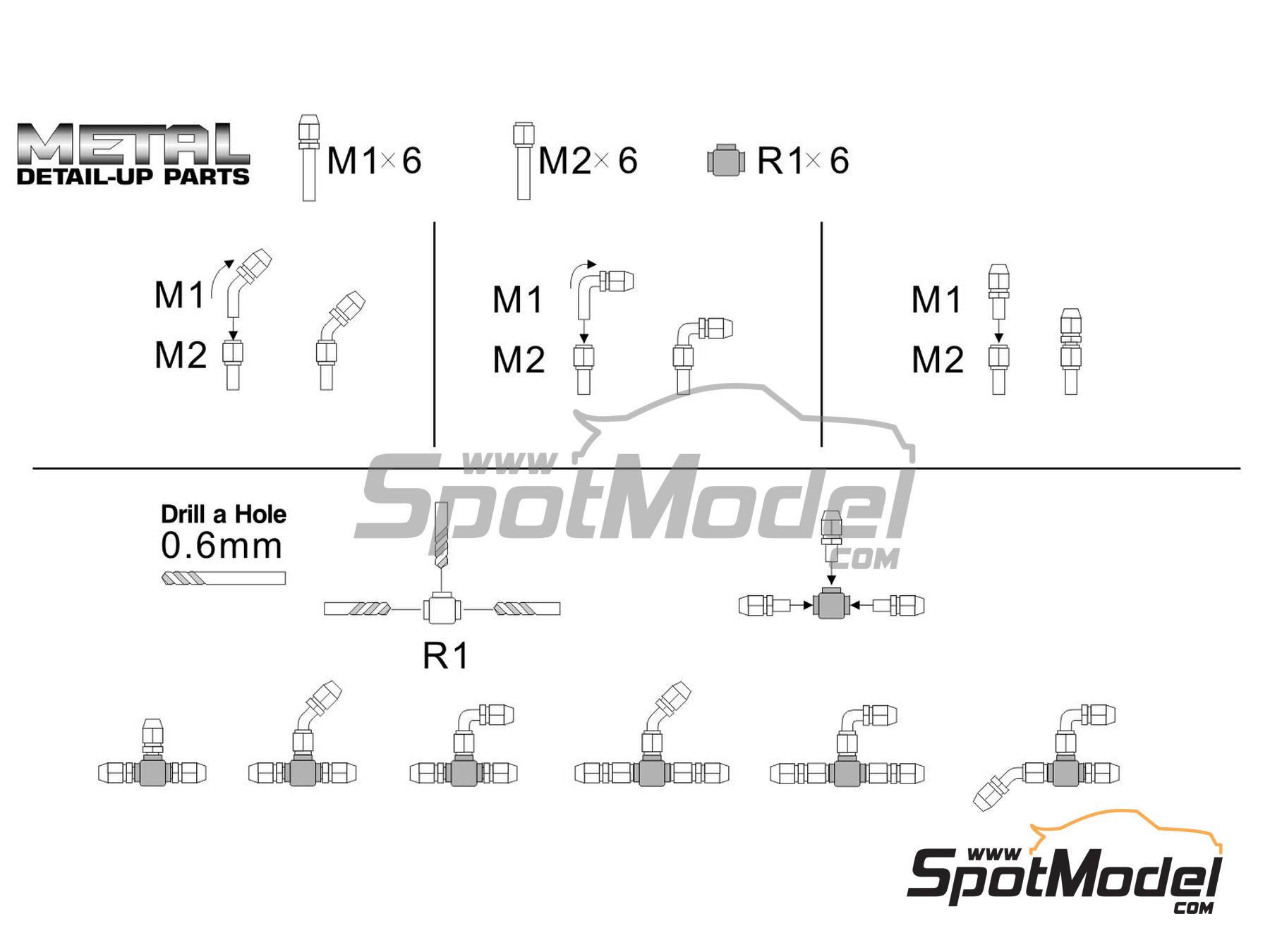 Image 4: Juego de accesorios AN de 0,8 mm | R&aacute;cores fabricado por Top Studio (ref.&nbsp;TD23304)