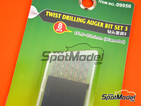 Image 3: Brocas de medidas 1.8mm a 2.5mm | Broca fabricado por Trumpeter (ref.&nbsp;09956, tambien 9580208099569)