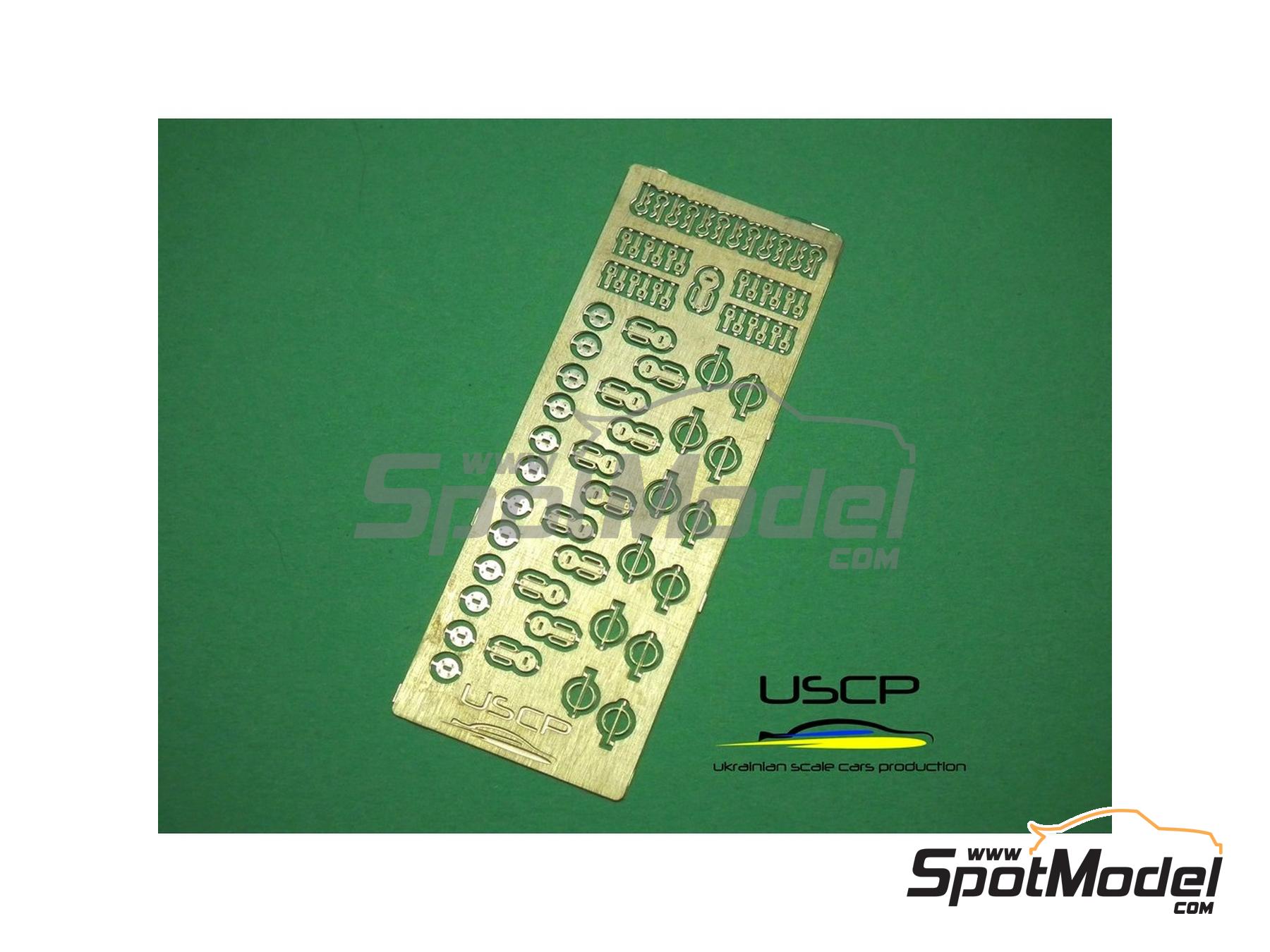 Image 1: Cierres de capot | Cierres de capot en escala&nbsp;1/24 fabricado por USCP (ref.&nbsp;24A020)