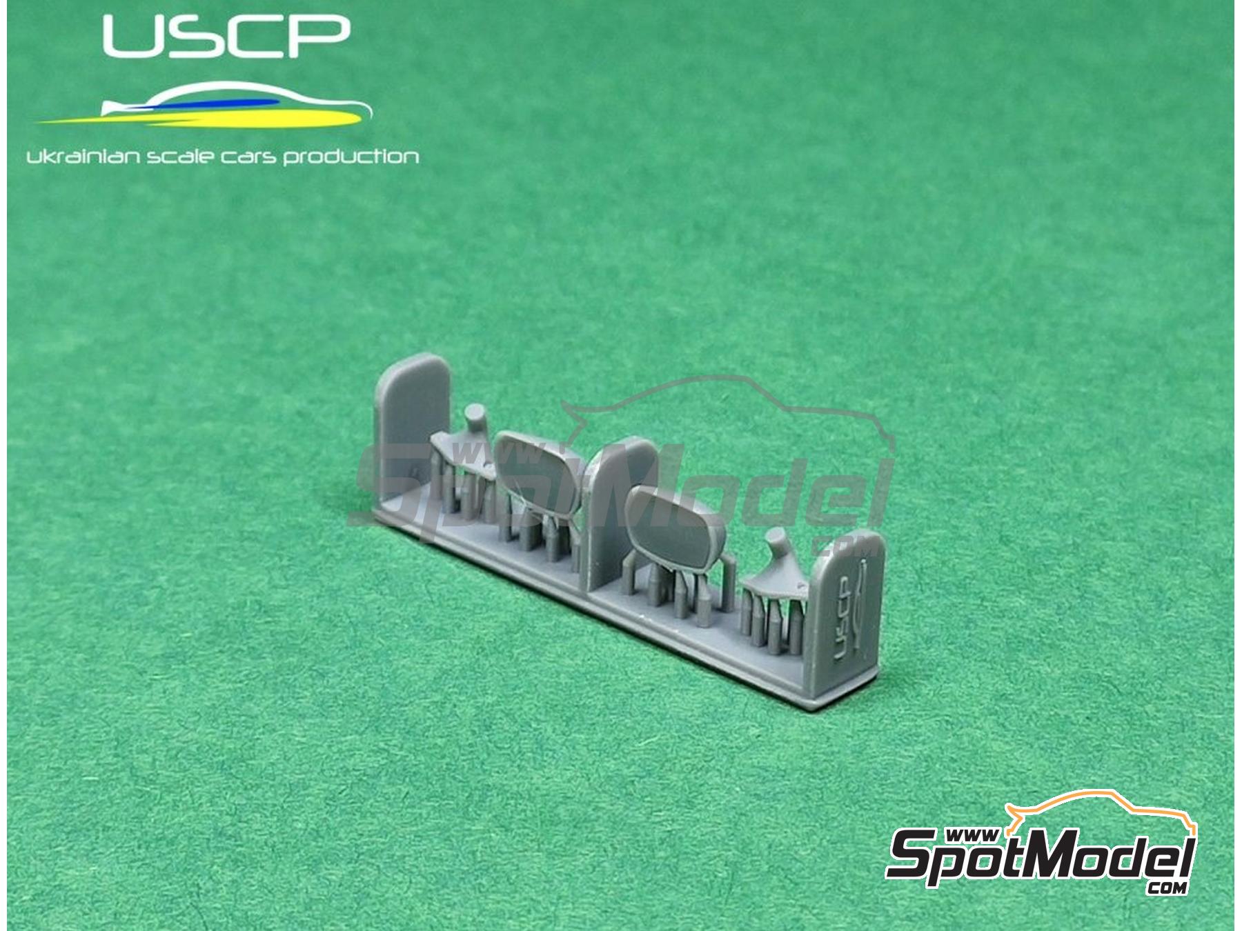Circuit 24 réf 8205 - Jaguar Type E Verte N°8 Jantes Blanc Cassé en