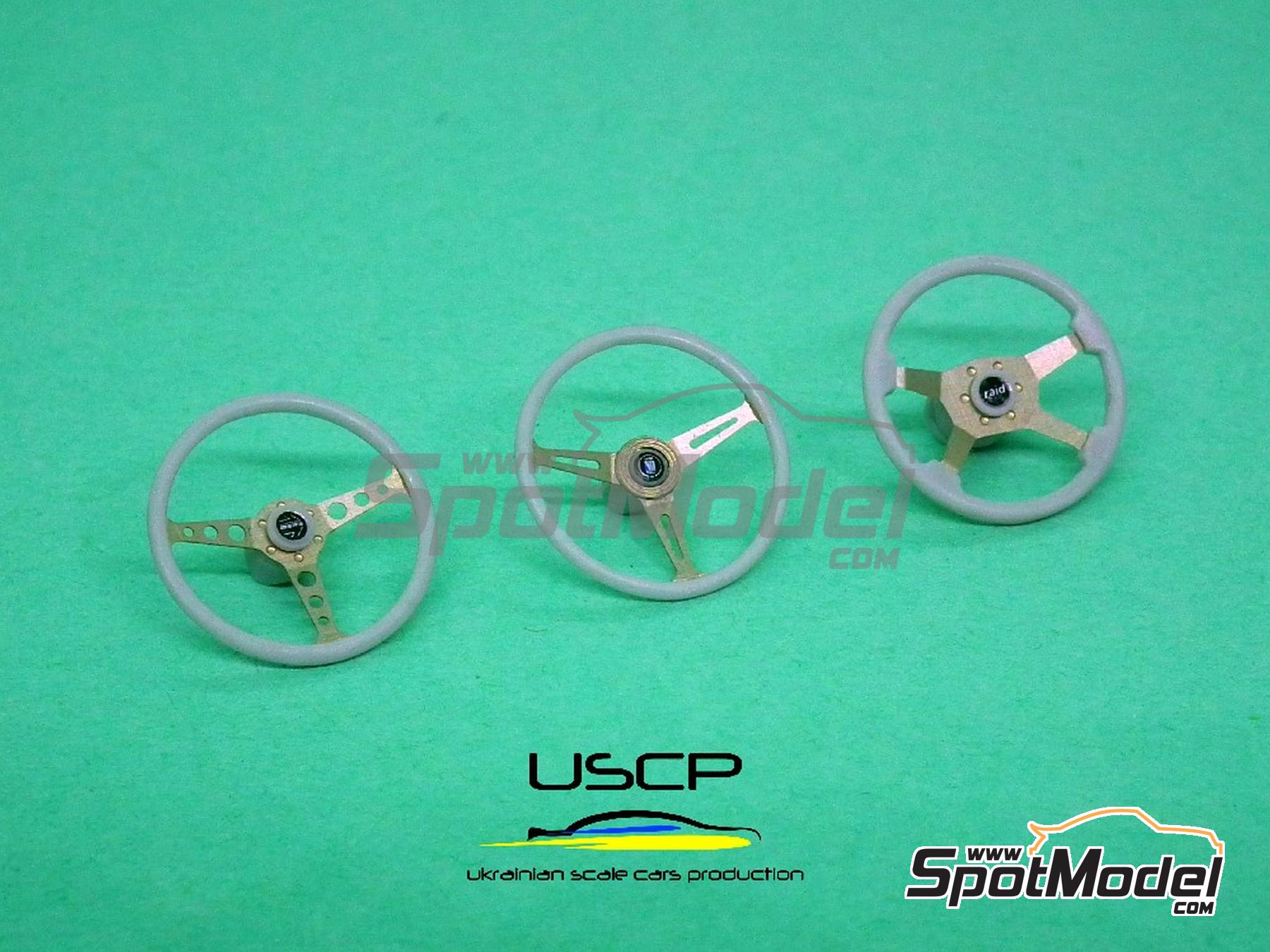 USCP 24A054: Steering wheel 1/24 scale - Classic Steering Wheels - 3 ...