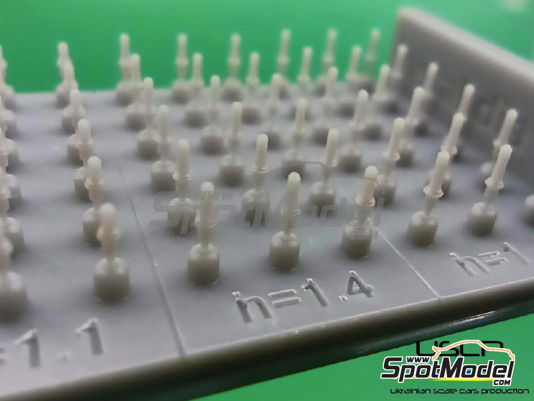 Image 4: V&aacute;lvulas de rueda | Detalle en escala&nbsp;1/24 fabricado por USCP (ref.&nbsp;24A071)