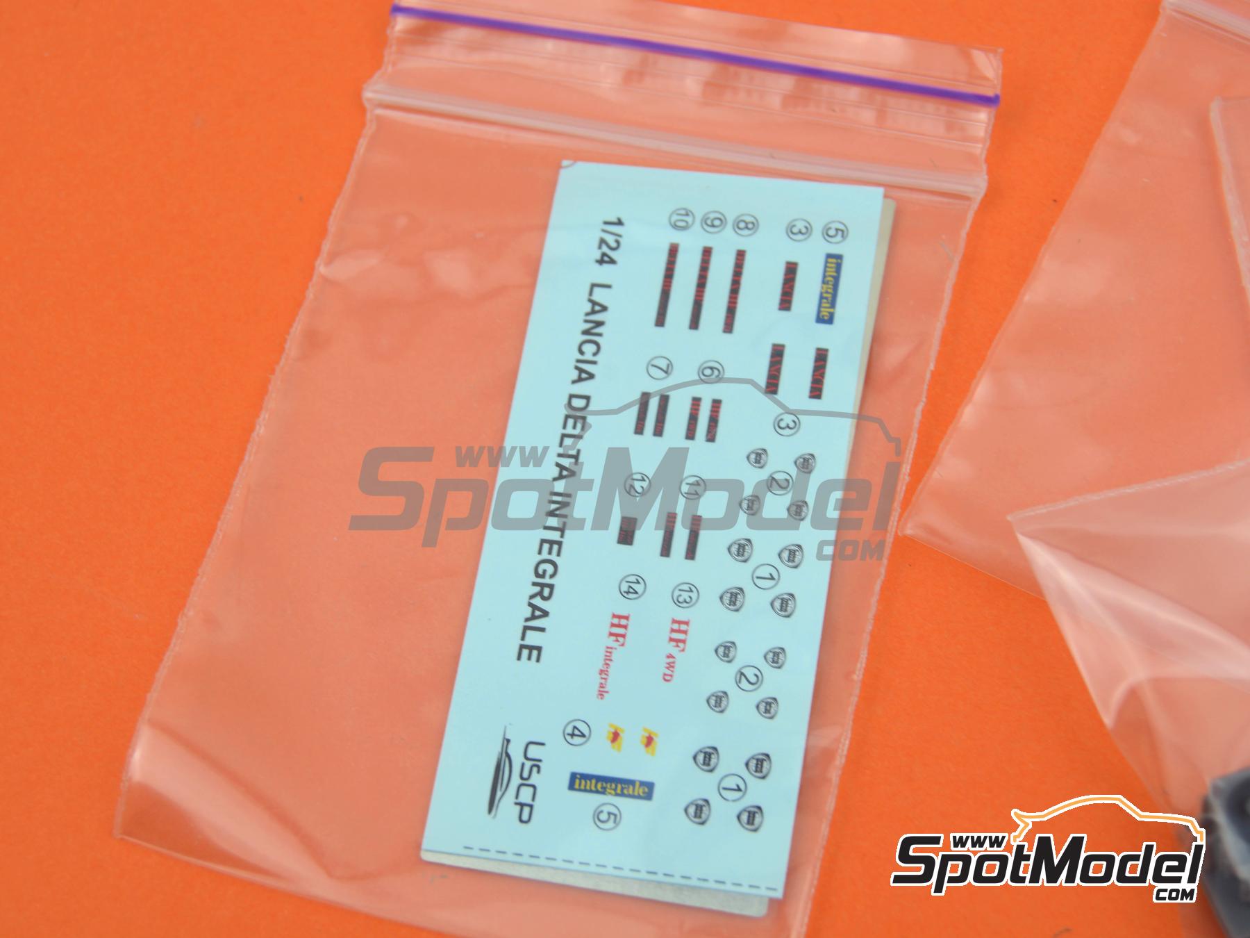 Image 8: Lancia Delta Integrale Early | Detail up set in 1/24 scale manufactured by USCP (ref.&nbsp;24A073)