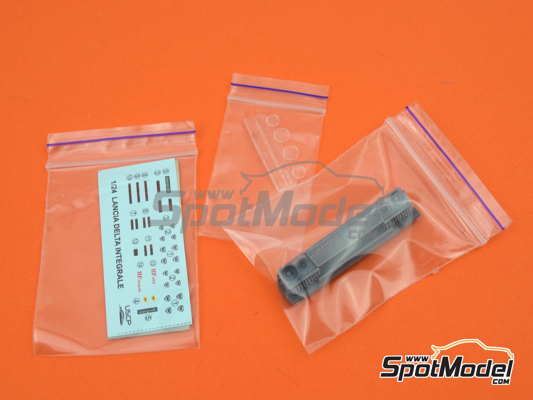 Image 12: Lancia Delta Integrale Early | Detail up set in 1/24 scale manufactured by USCP (ref.&nbsp;24A073)