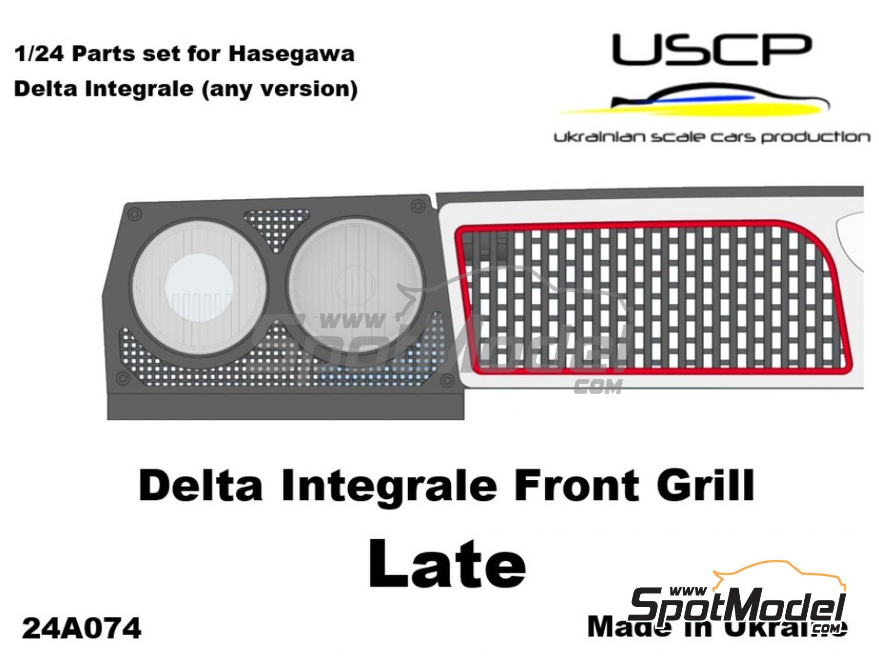 Image 1: Lancia Delta Integrale Late | Detail up set in 1/24 scale manufactured by USCP (ref.&nbsp;24A074)