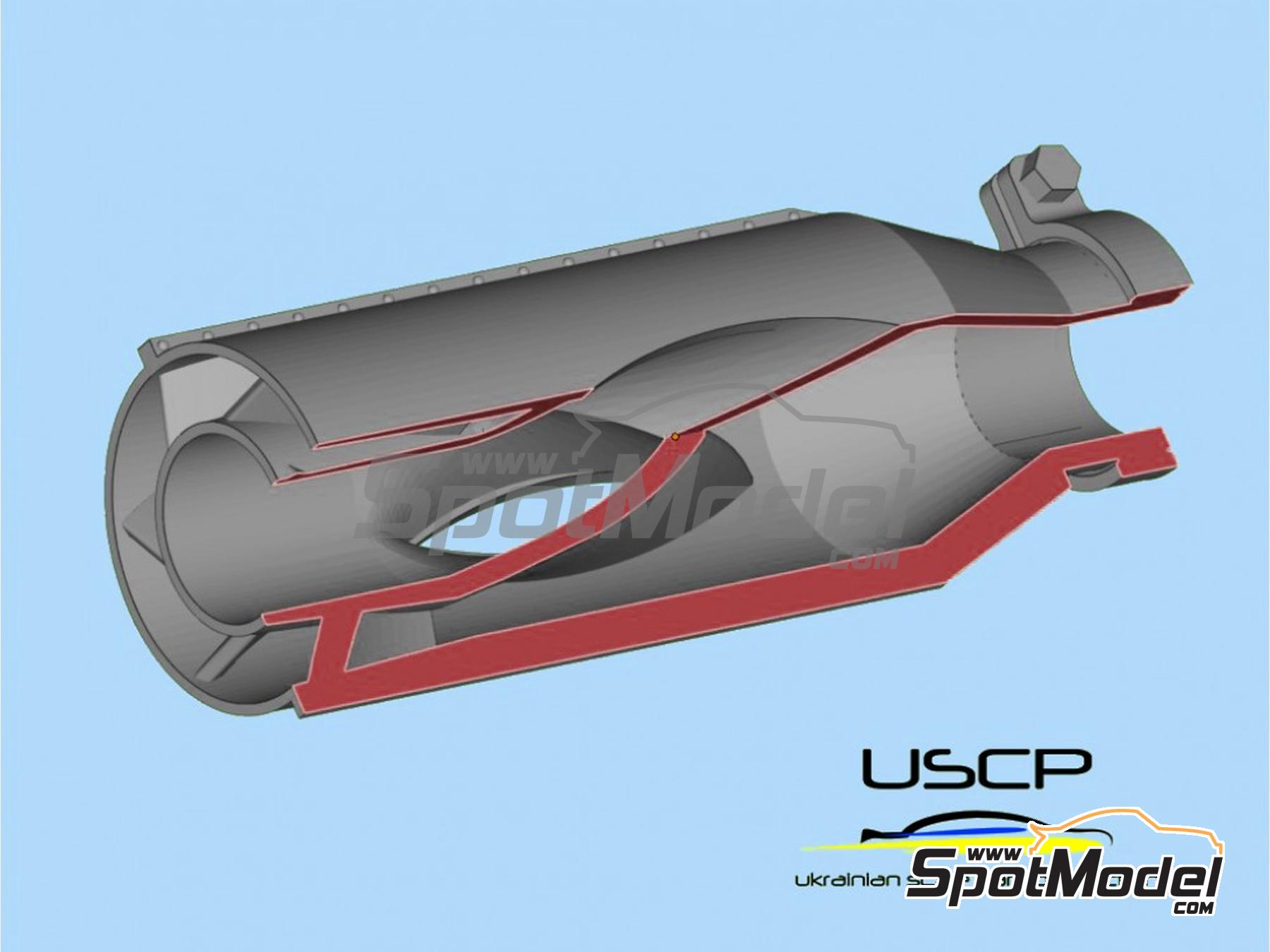 Image 5: Ferrari 250 GTO | Escapes en escala&nbsp;1/24 fabricado por USCP (ref.&nbsp;24A083)