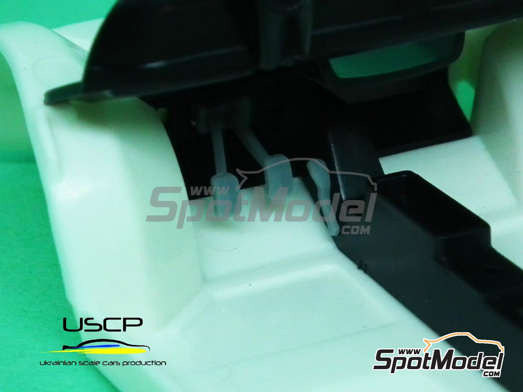 Image 4: Fiat 500F - Detallado interior | Set de mejora y detallado en escala 1/24 fabricado por USCP (ref. 24A087)