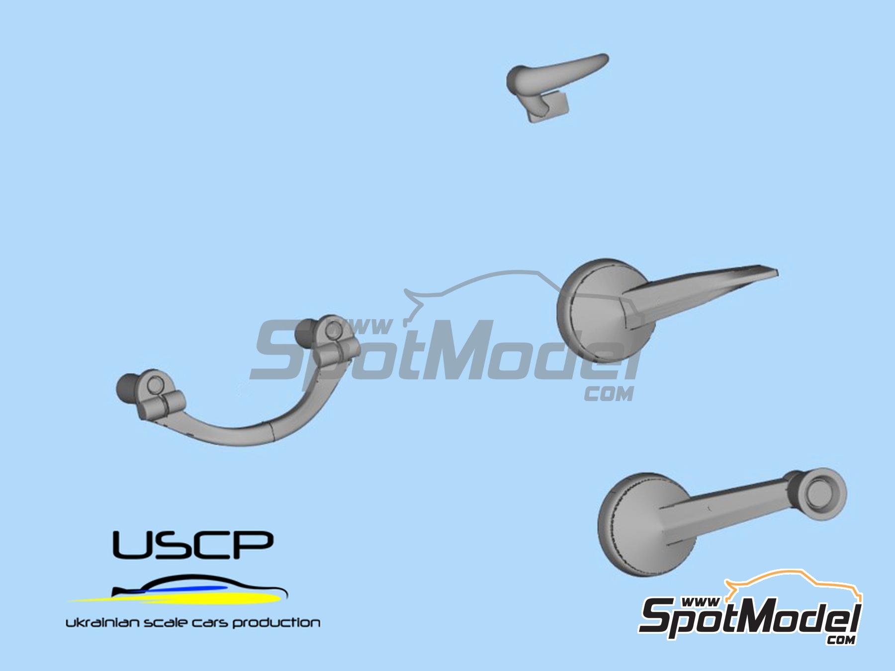 Image 8: Fiat 500F - Detallado interior | Set de mejora y detallado en escala 1/24 fabricado por USCP (ref. 24A087)