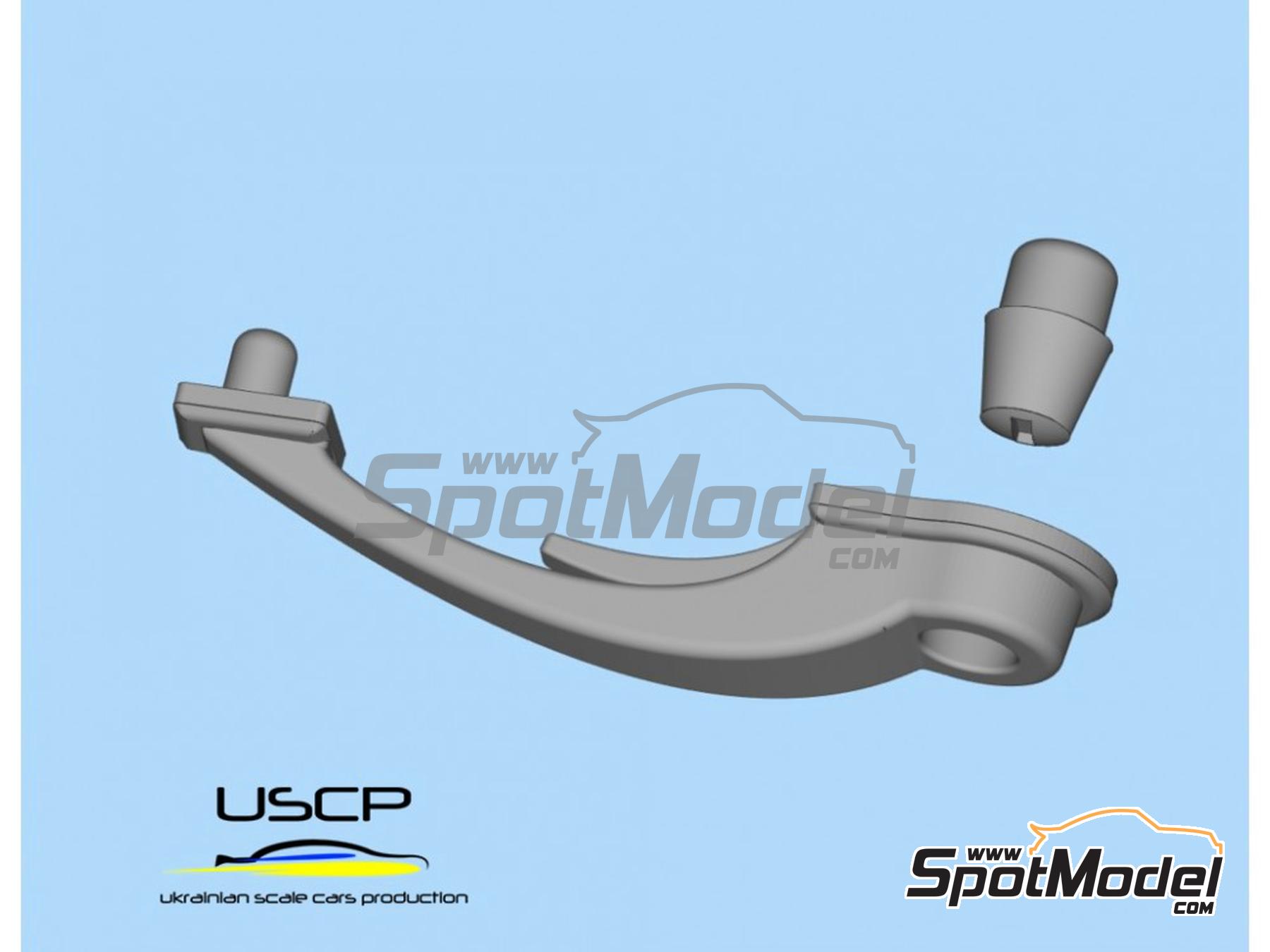 Image 7: Manetas de puerta cl&aacute;sicas Porsche 911 | Detalle en escala&nbsp;1/24 fabricado por USCP (ref.&nbsp;24A089)