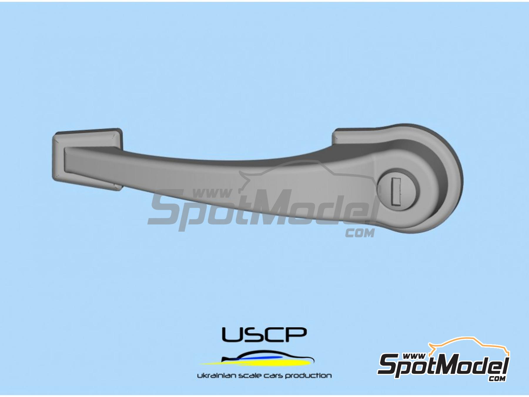 Image 8: Manetas de puerta cl&aacute;sicas Porsche 911 | Detalle en escala&nbsp;1/24 fabricado por USCP (ref.&nbsp;24A089)