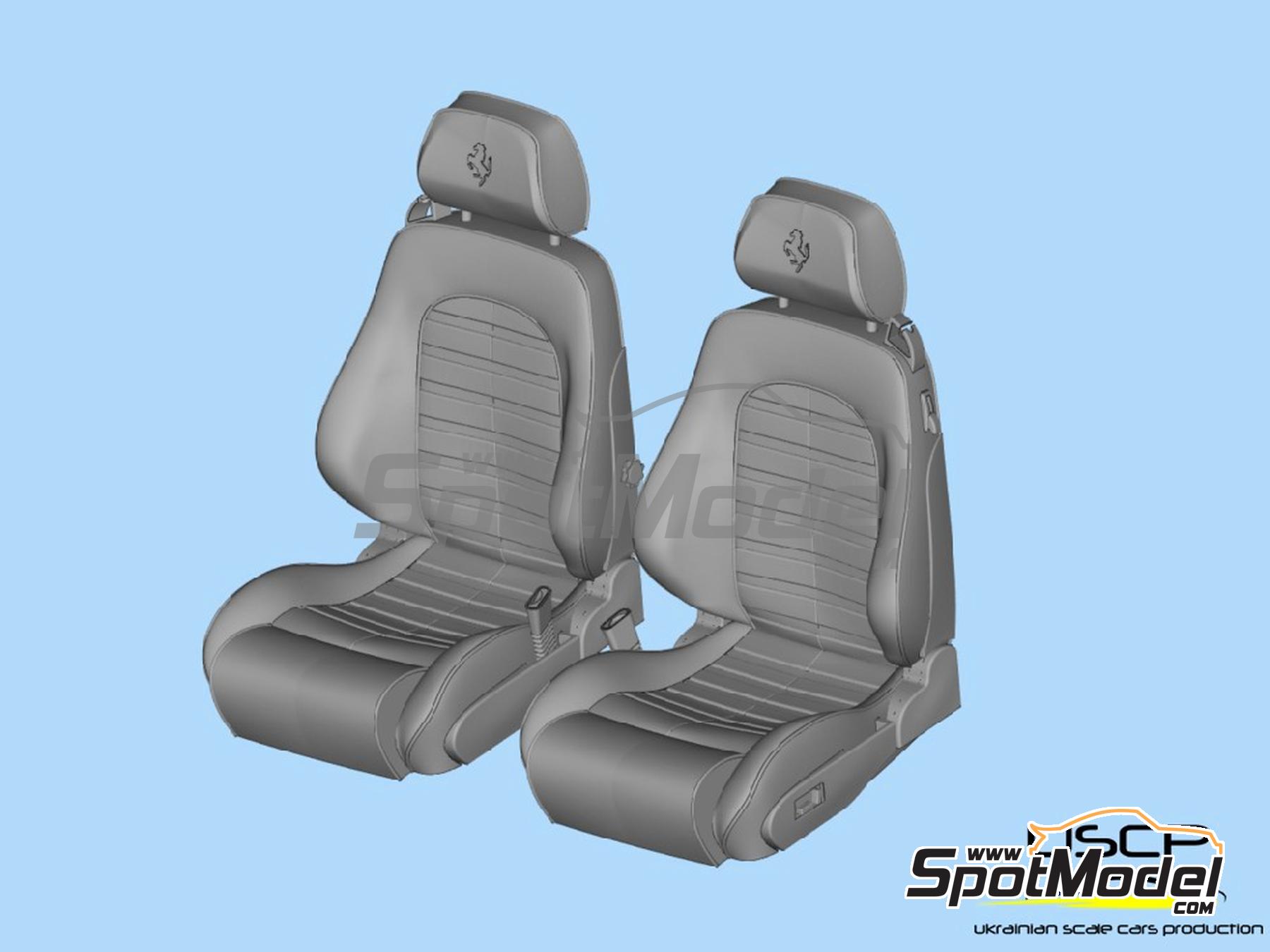 Image 1: Ferrari 550 Maranello seats | Seat in 1/24 scale manufactured by USCP (ref. 24A090)