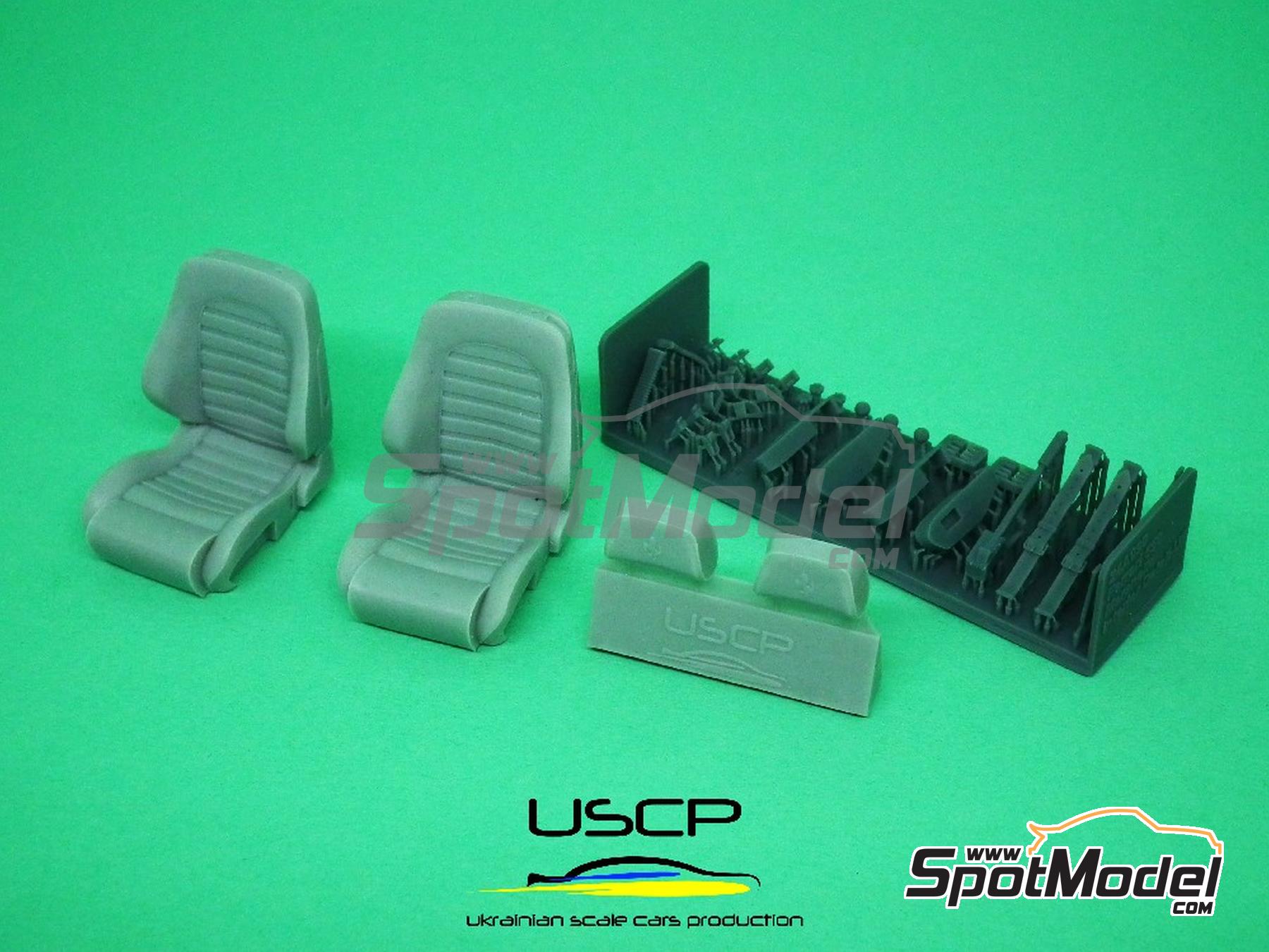 Image 2: Ferrari 550 Maranello seats | Seat in 1/24 scale manufactured by USCP (ref. 24A090)