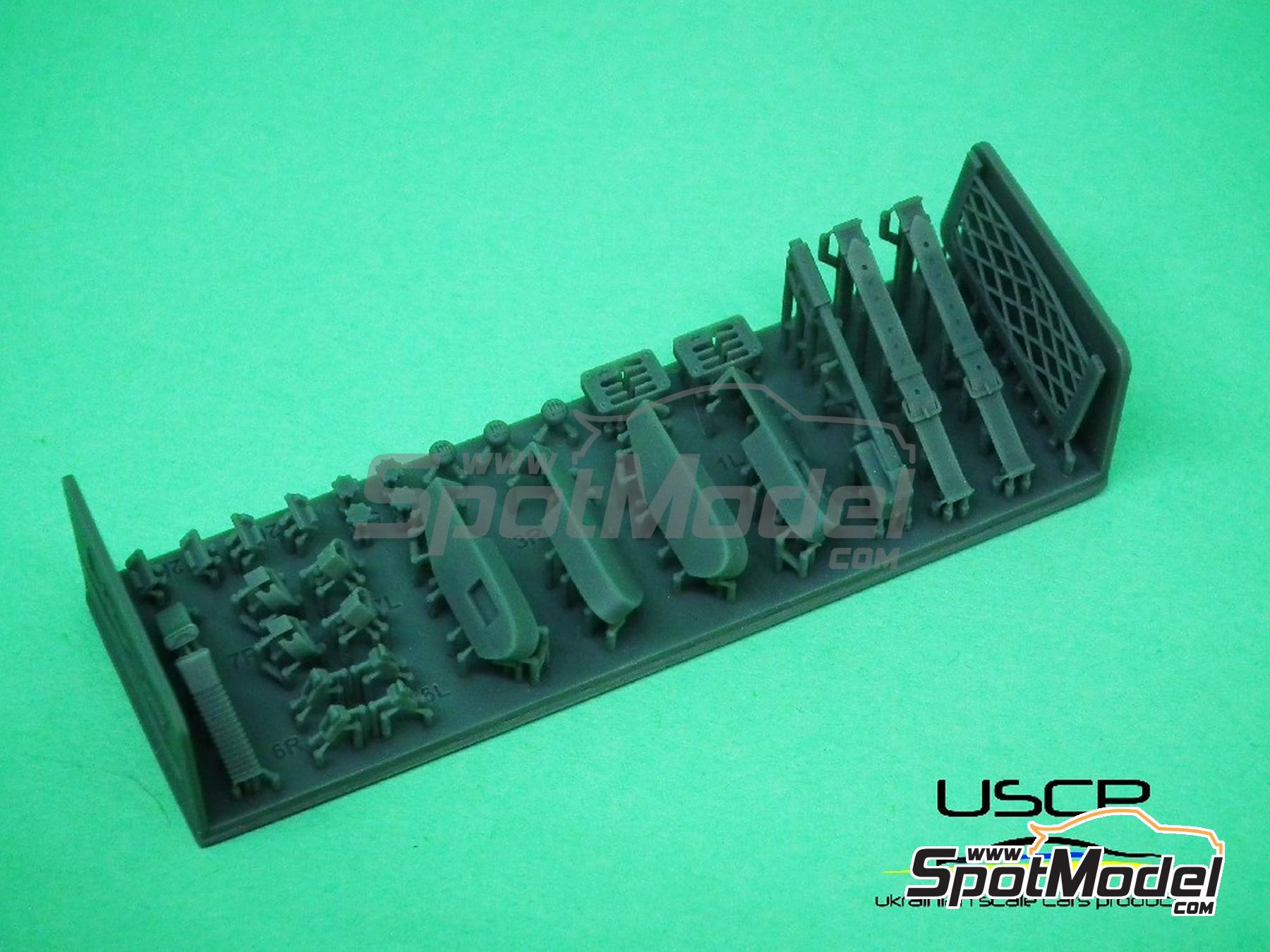 Image 3: Ferrari 550 Maranello seats | Seat in 1/24 scale manufactured by USCP (ref. 24A090)