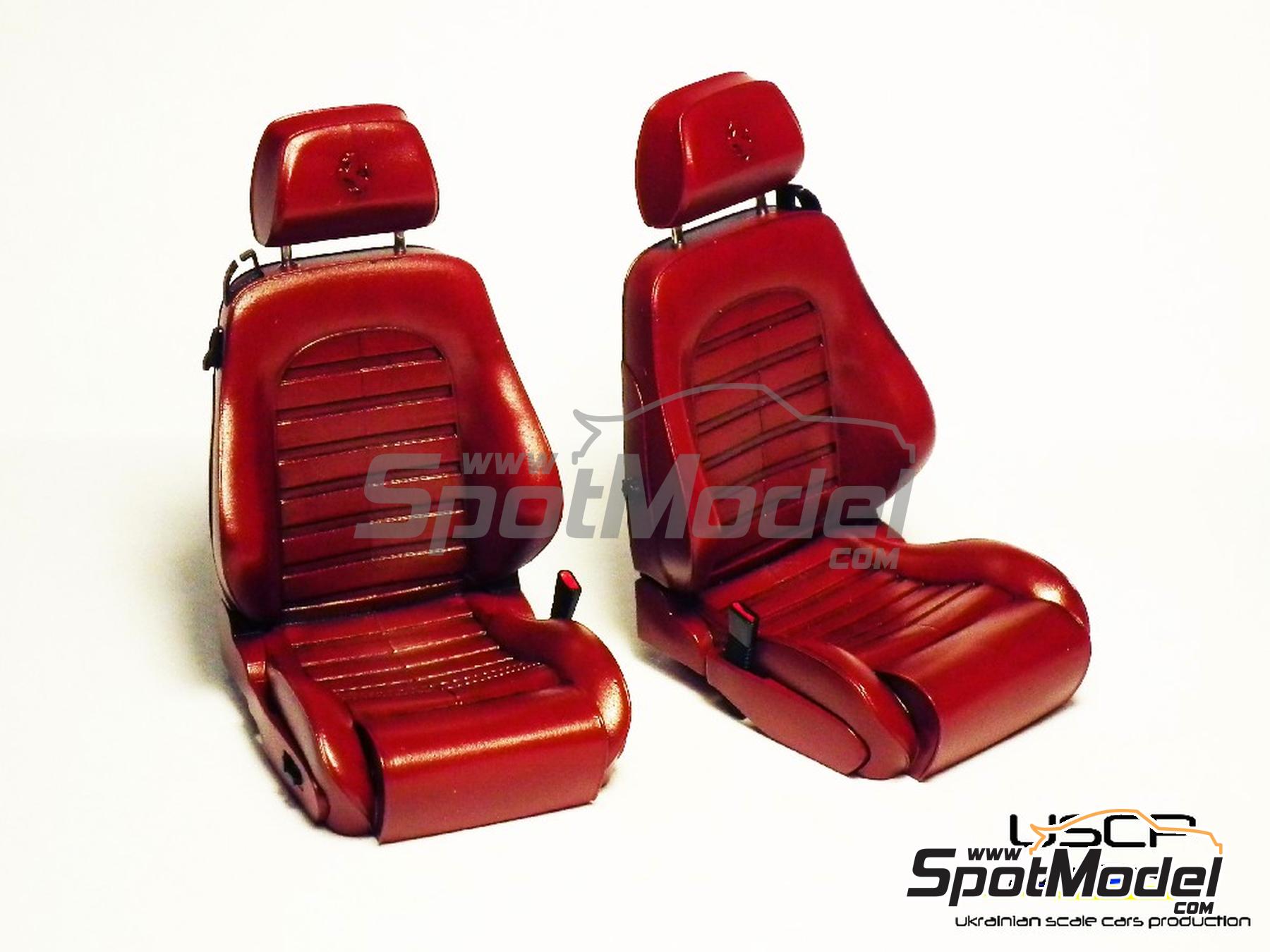 Image 4: Ferrari 550 Maranello seats | Seat in 1/24 scale manufactured by USCP (ref. 24A090)