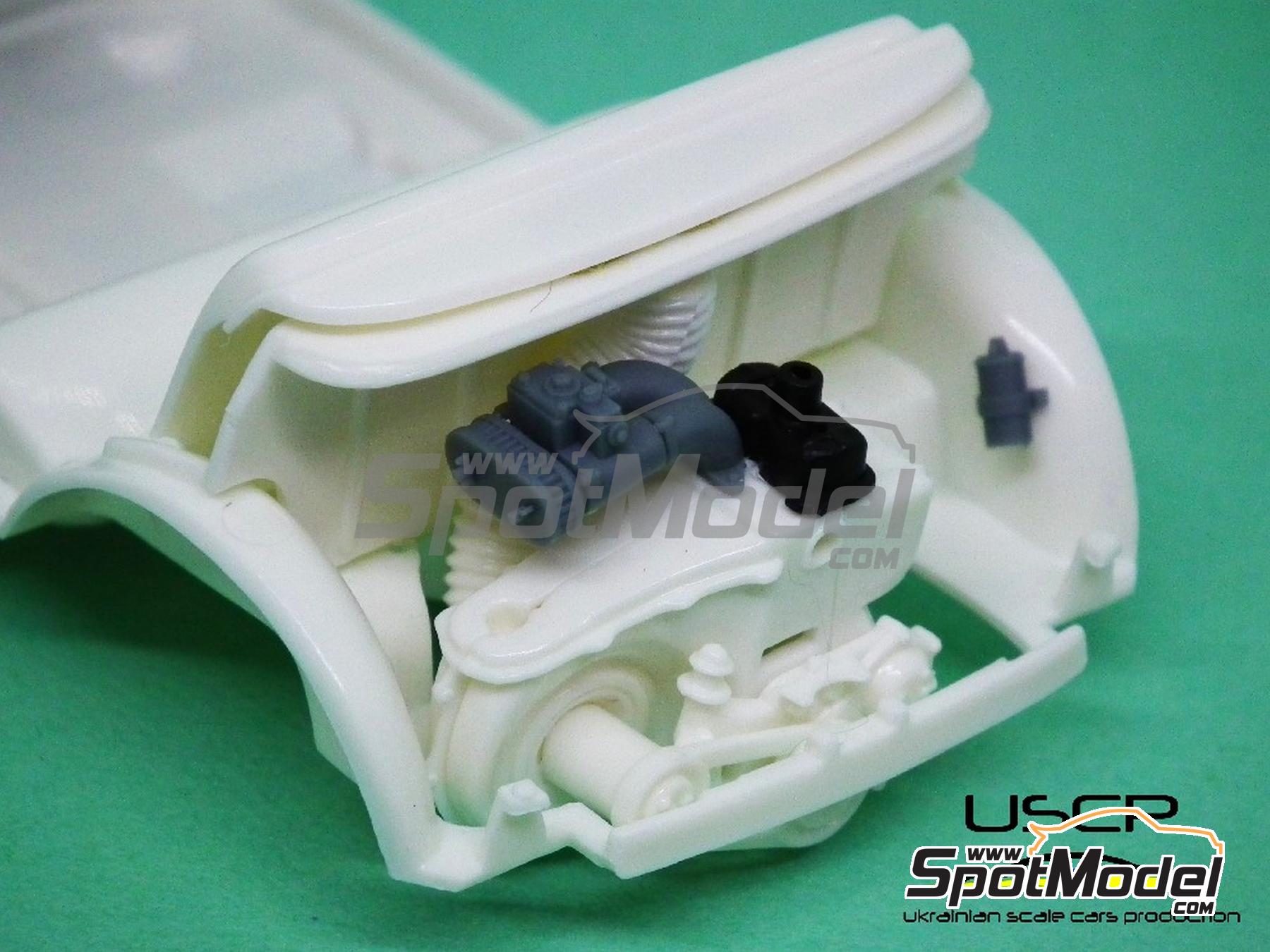 Image 1: Abarth 695 Weber Carburetor set | Detail in 1/24 scale manufactured by USCP (ref. 24A091)