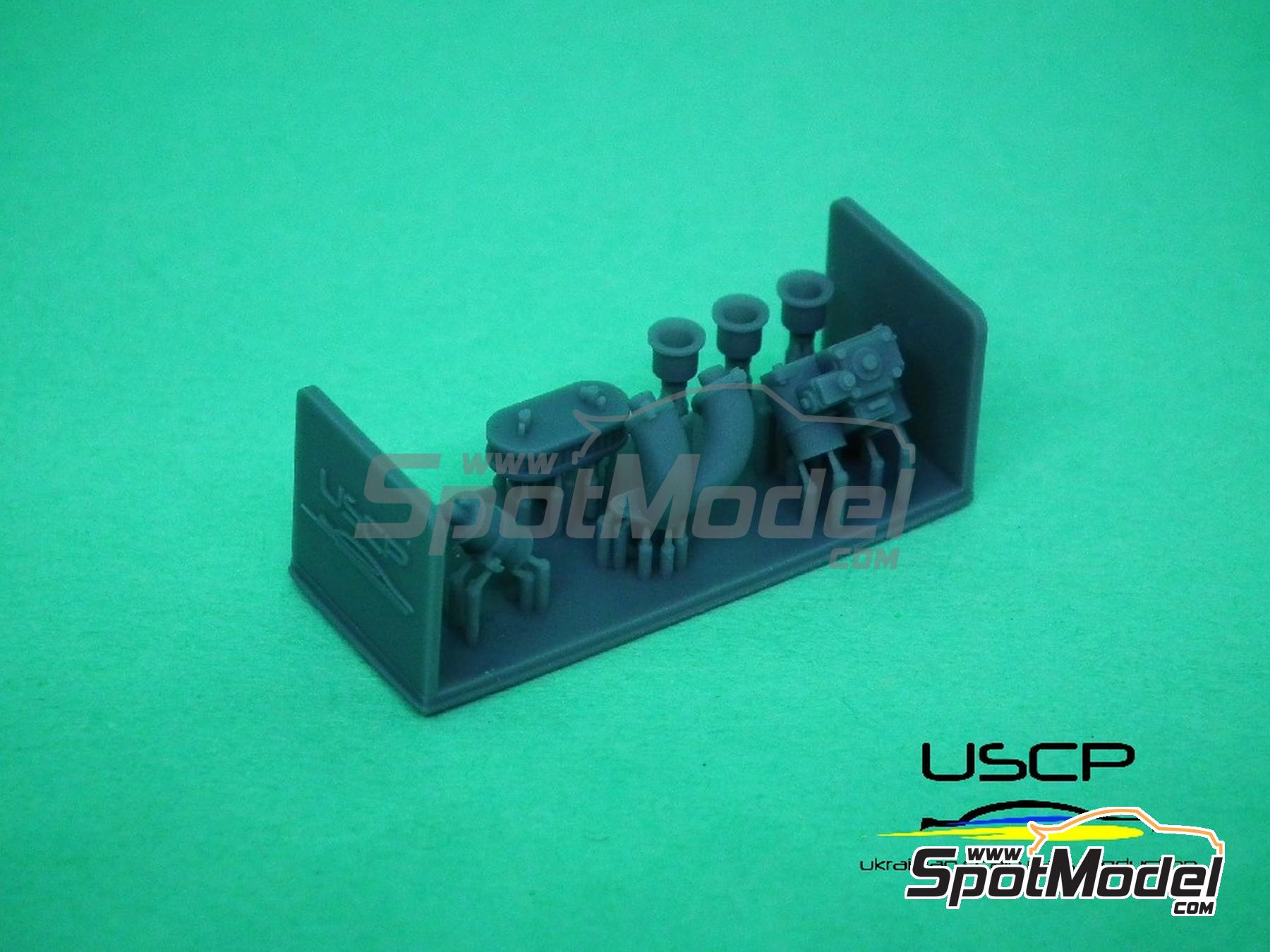 Image 5: Abarth 695 Weber Carburetor set | Detail in 1/24 scale manufactured by USCP (ref. 24A091)