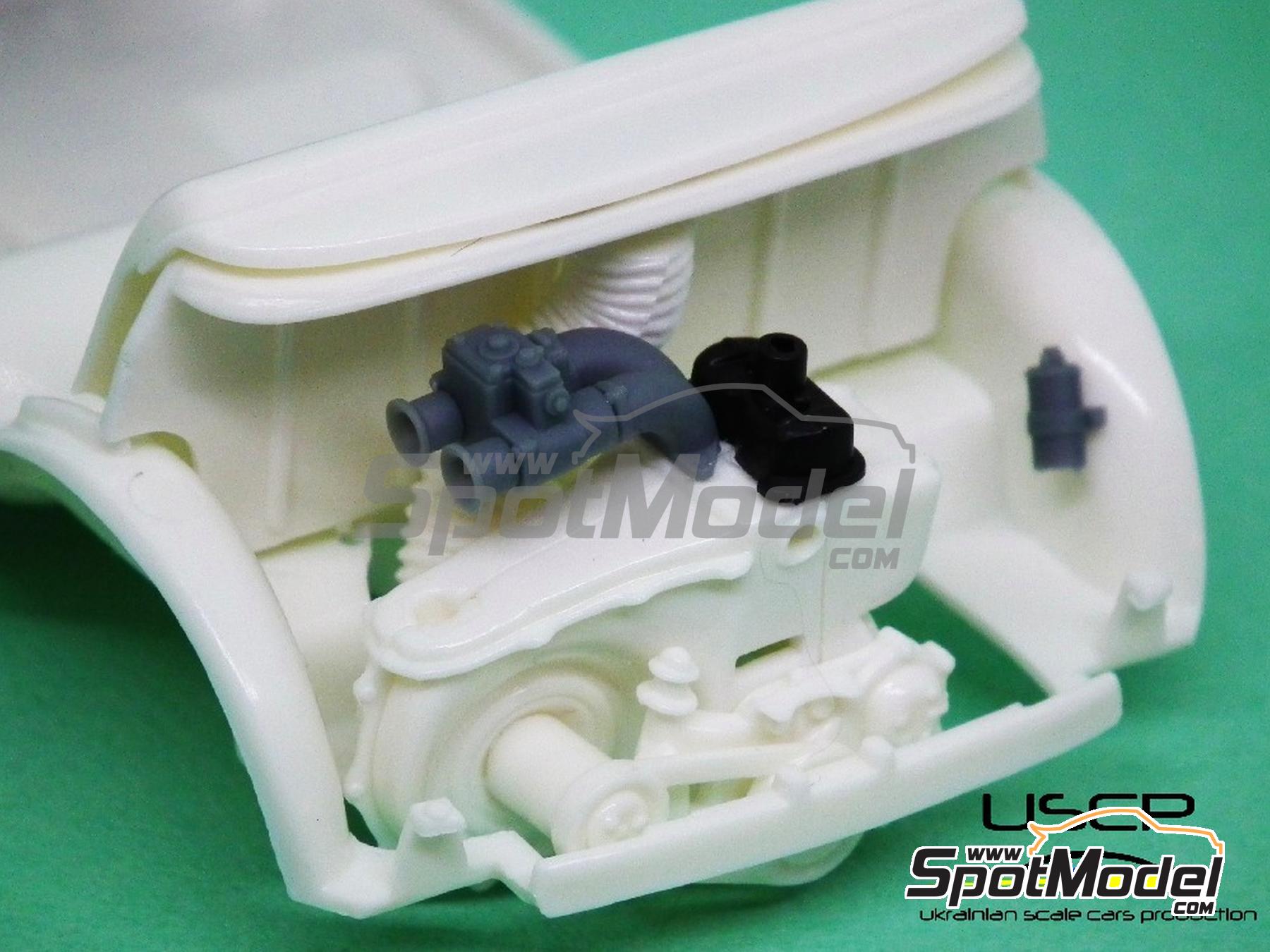 Image 7: Abarth 695 Weber Carburetor set | Detail in 1/24 scale manufactured by USCP (ref. 24A091)