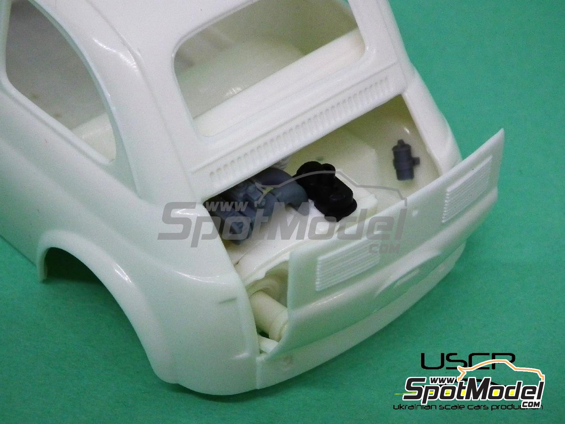 Image 10: Abarth 695 Weber Carburetor set | Detail in 1/24 scale manufactured by USCP (ref. 24A091)