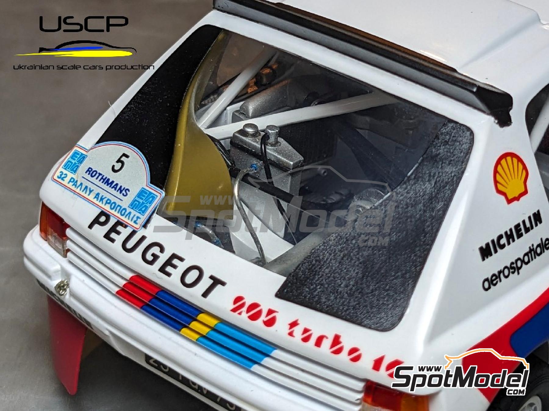 Image 4: Peugeot 205 T16 - Rear Air scoops | Detail in 1/24 scale manufactured by USCP (ref.&nbsp;24A094)
