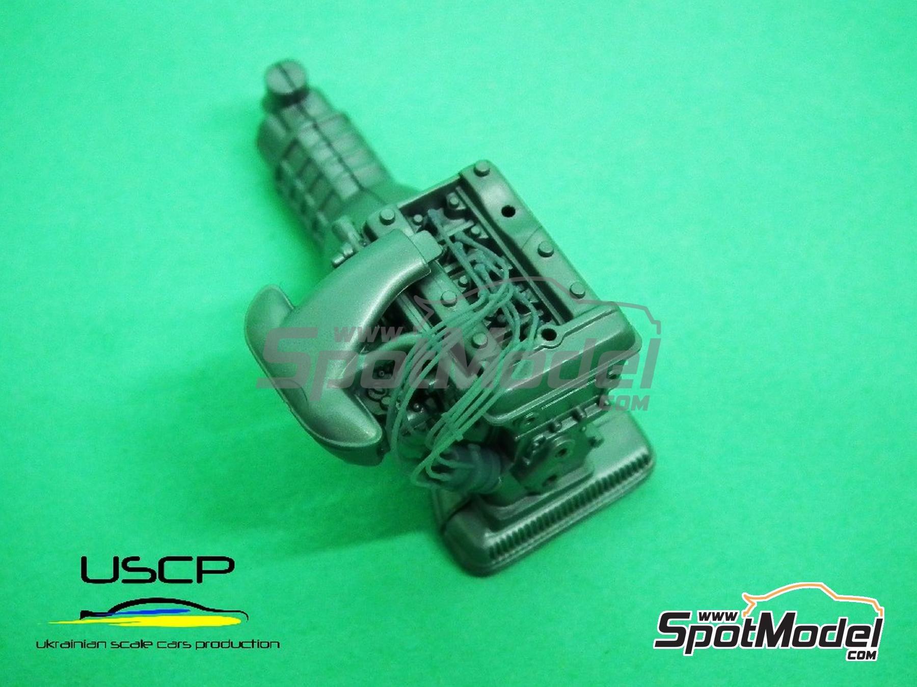 Image 2: Alfa Romeo Giulia Sprint GTA - Engine bay detail-up | Detail up set in 1/24 scale manufactured by USCP (ref.&nbsp;24A095)