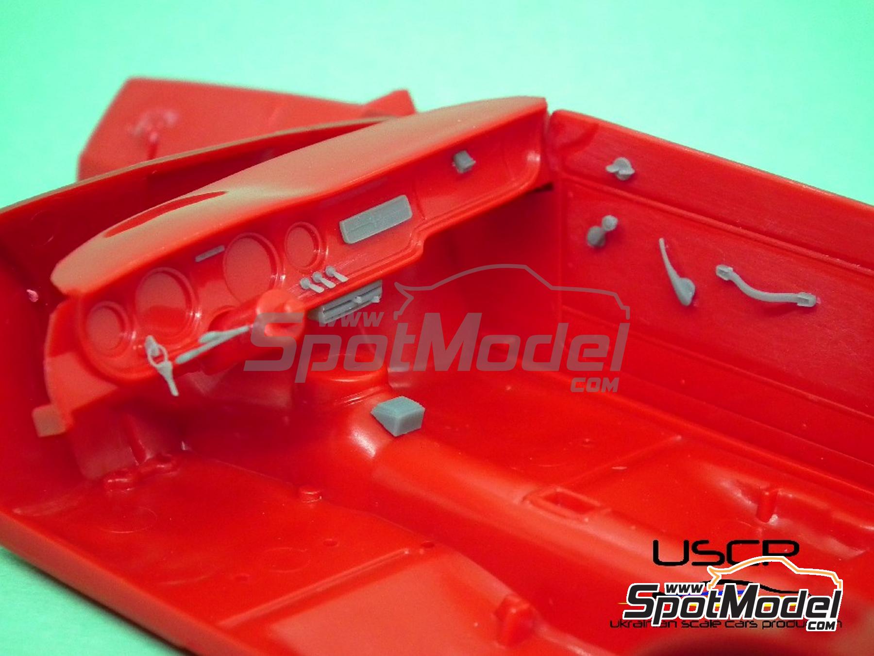 Image 1: Alfa Romeo Giulia Sprint GTA Interior detail-up | Detail up set in 1/24 scale manufactured by USCP (ref.&nbsp;24A096)