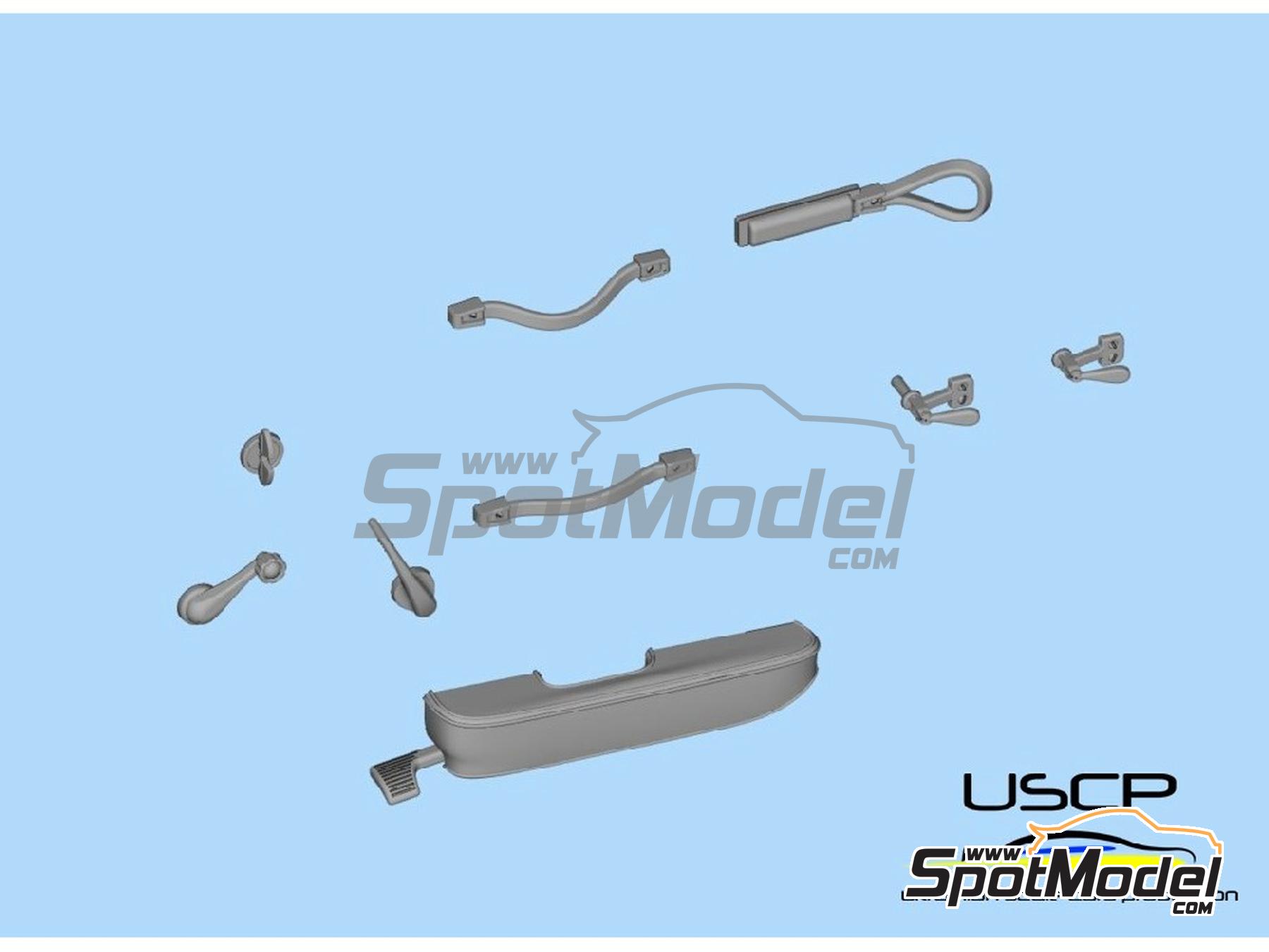 Image 10: Alfa Romeo Giulia Sprint GTA Interior detail-up | Detail up set in 1/24 scale manufactured by USCP (ref.&nbsp;24A096)