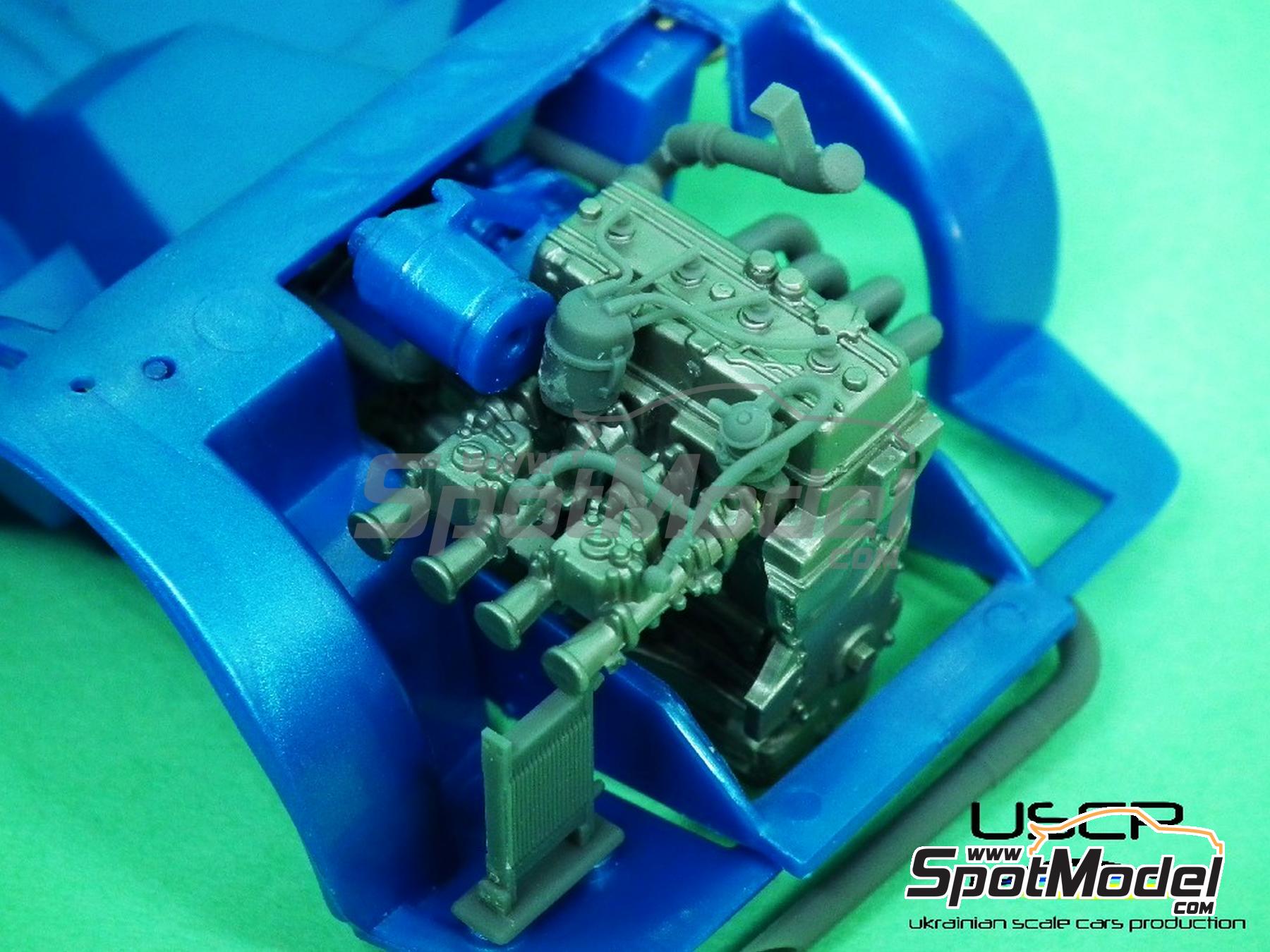 Image 1: Alpine A110 1600SC - Detallado del compartimiento motor | Set de mejora y detallado en escala&nbsp;1/24 fabricado por USCP (ref.&nbsp;24A097)