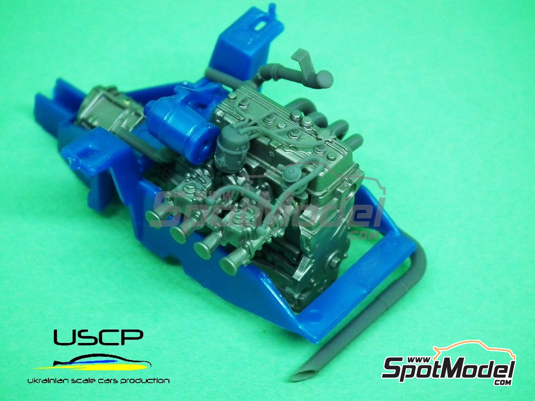 Image 3: Alpine A110 1600SC - Detallado del compartimiento motor | Set de mejora y detallado en escala&nbsp;1/24 fabricado por USCP (ref.&nbsp;24A097)