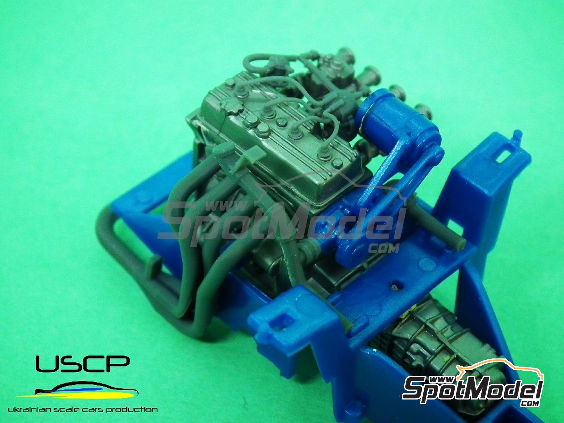 Image 4: Alpine A110 1600SC - Detallado del compartimiento motor | Set de mejora y detallado en escala&nbsp;1/24 fabricado por USCP (ref.&nbsp;24A097)